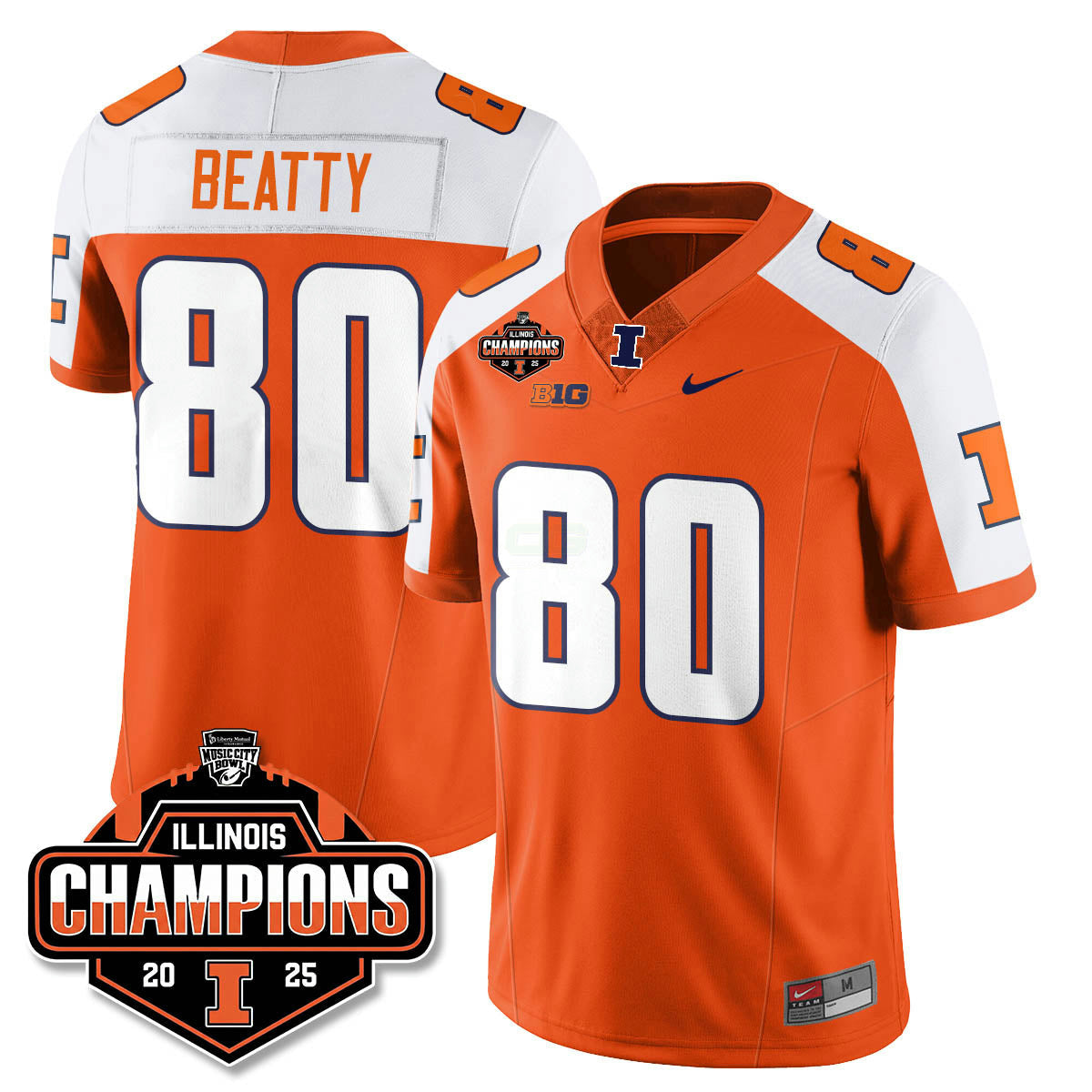 Camisa NCAA Football 2025 Music City Bowl Champions Limited Jersey