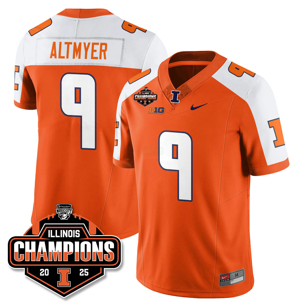 Camisa NCAA Football 2025 Music City Bowl Champions Limited Jersey