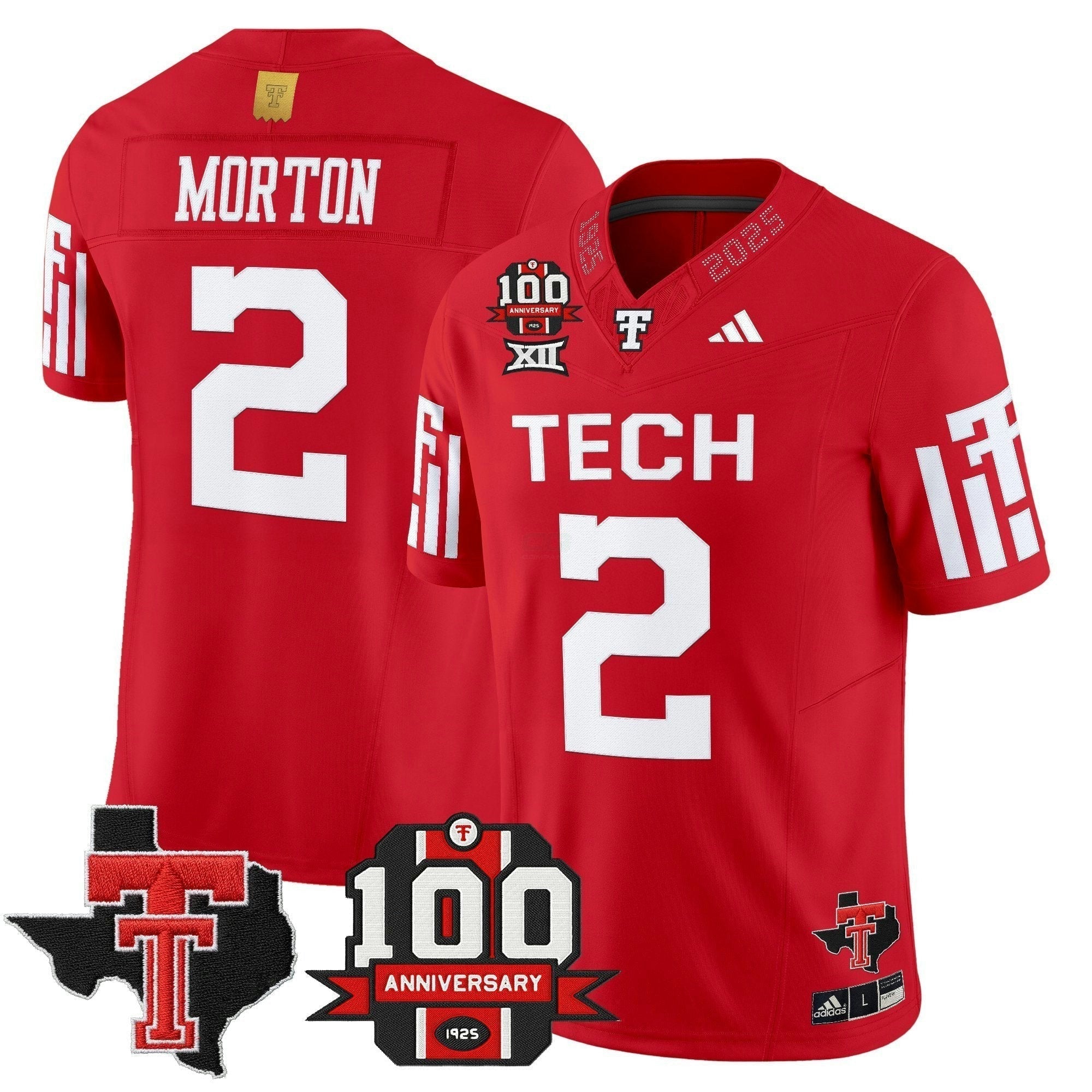 Camisa NCAA Football 2025 Vapor Limited Jersey - 100th Anniversary & Texas Patch N1