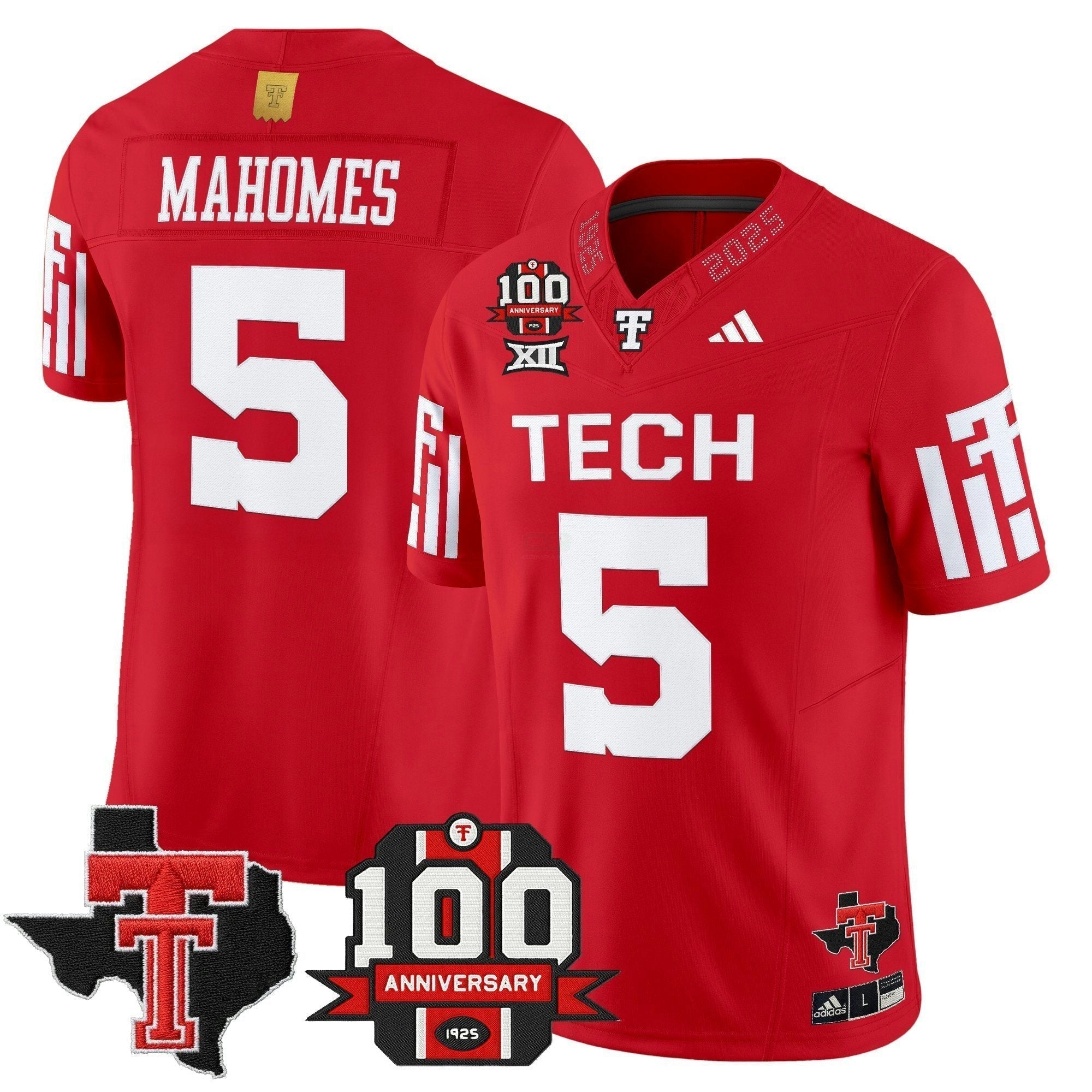 Camisa NCAA Football 2025 Vapor Limited Jersey - 100th Anniversary & Texas Patch N1