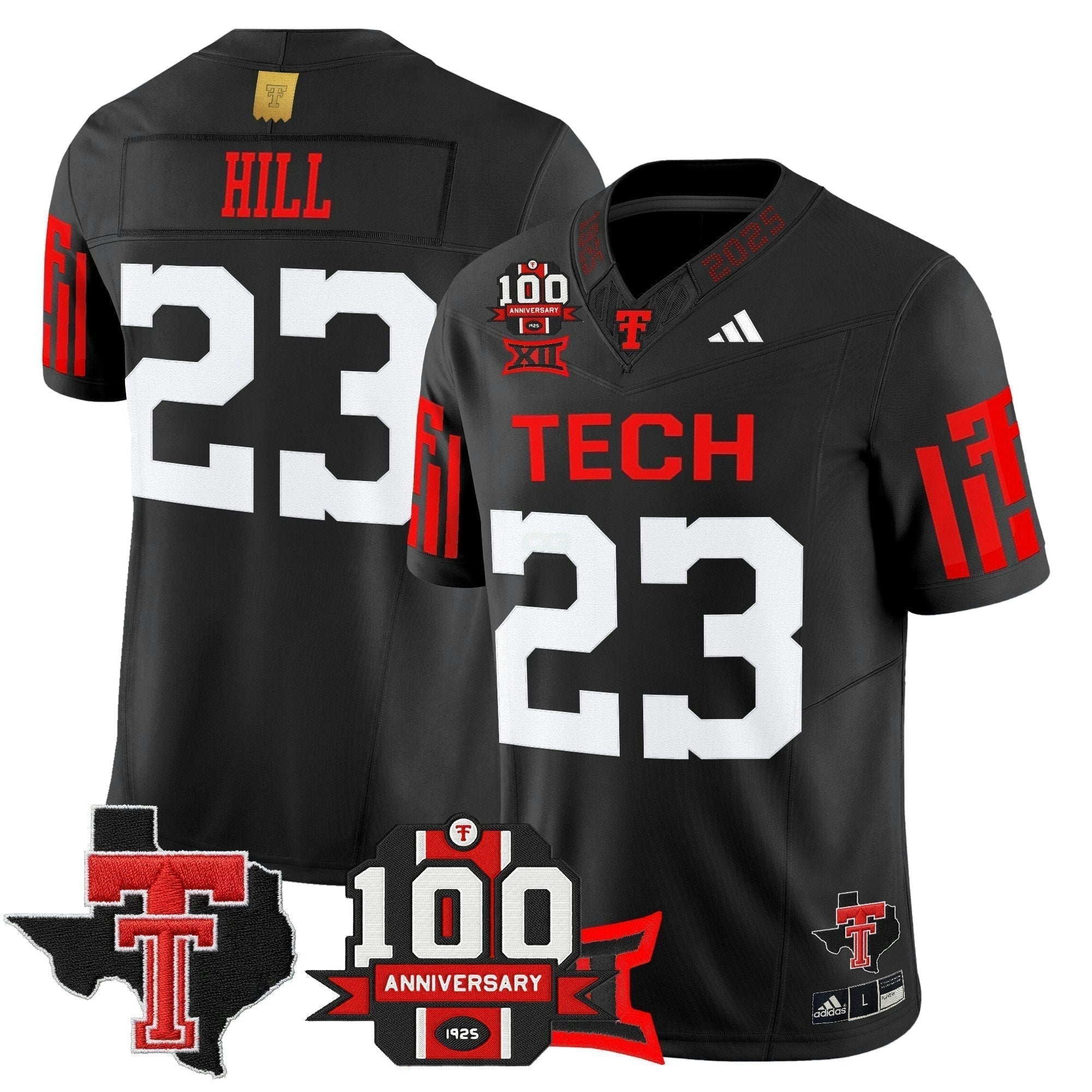 Camisa NCAA Football 2025 Vapor Limited Jersey - 100th Anniversary & Texas Patch N1