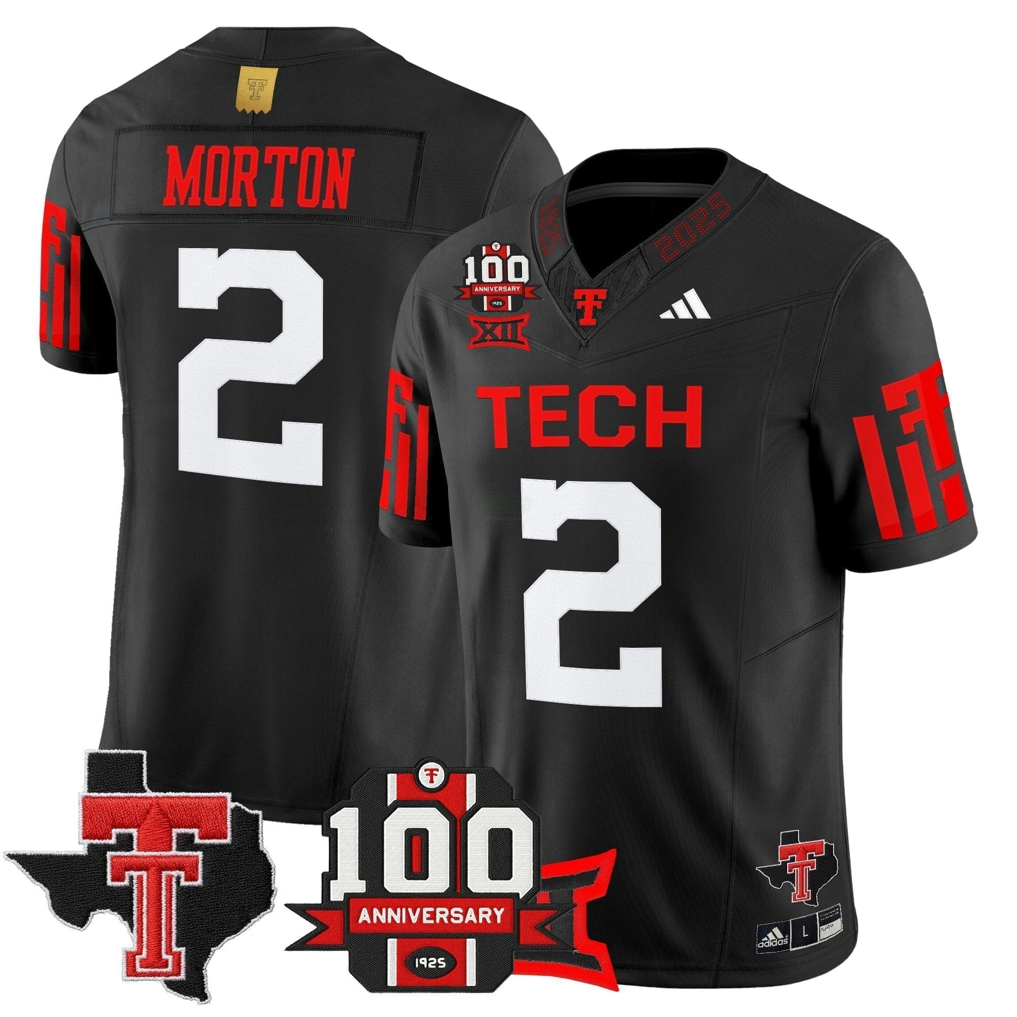 Camisa NCAA Football 2025 Vapor Limited Jersey - 100th Anniversary & Texas Patch N1
