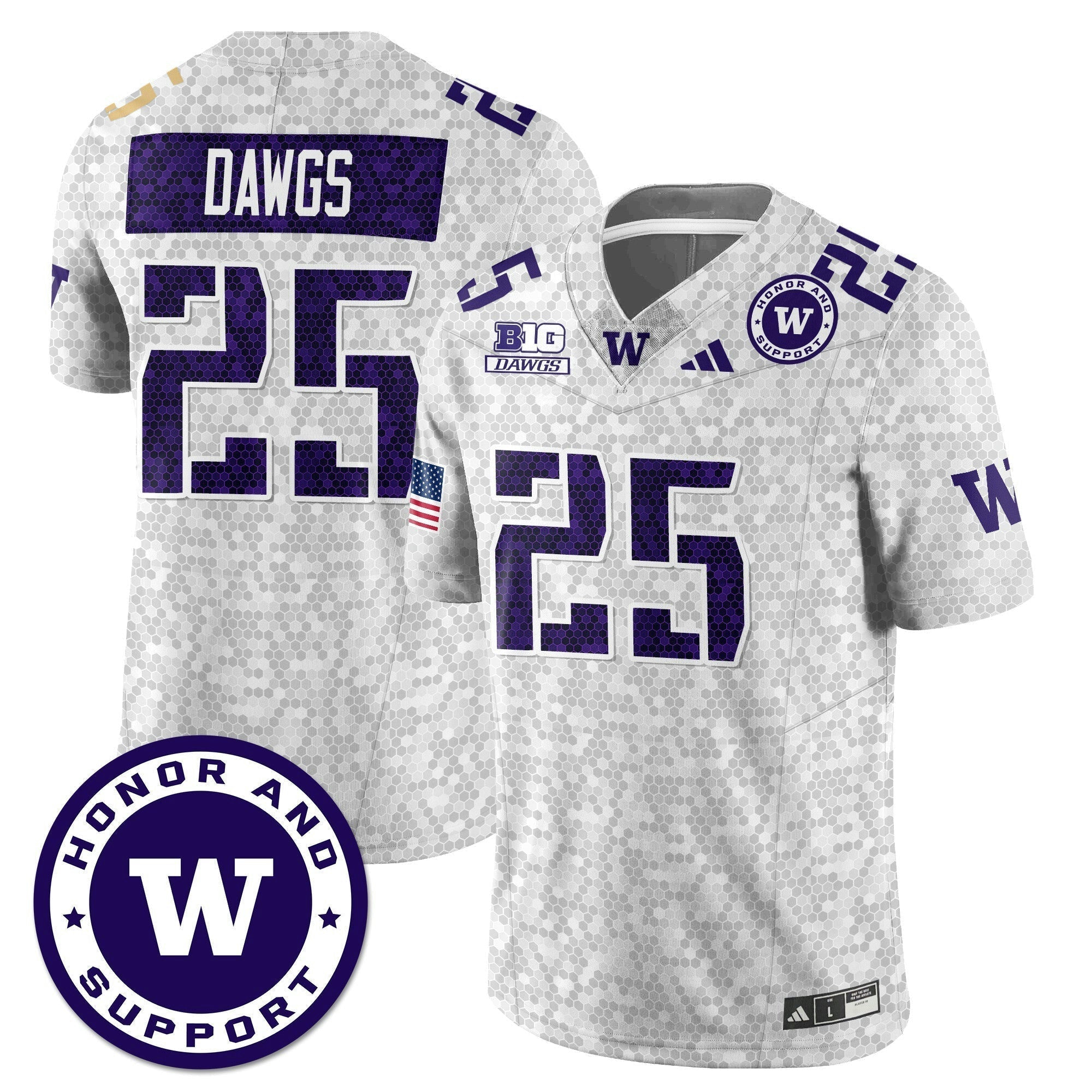 Camisa NCAA Football Honor and Support Uniform