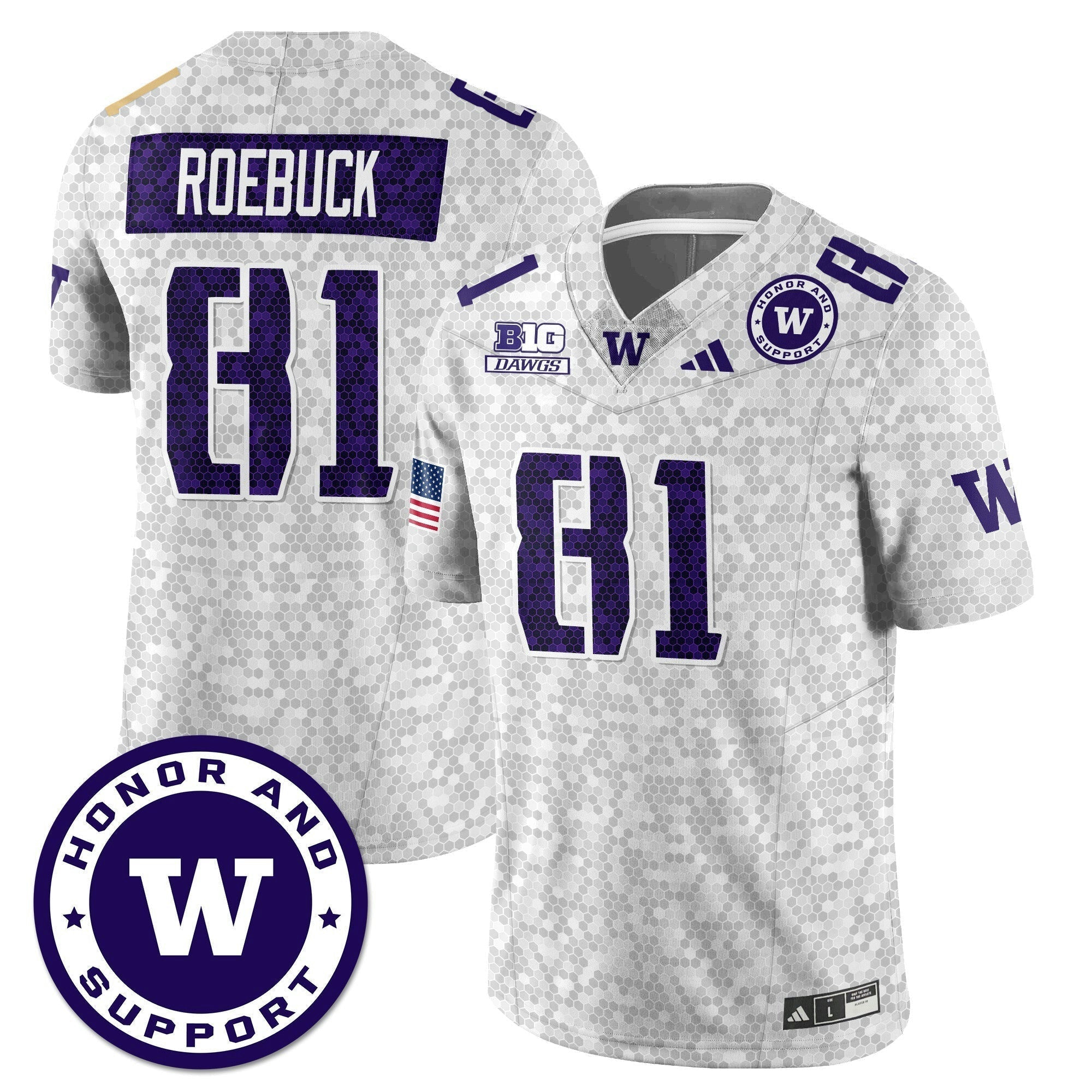 Camisa NCAA Football Honor and Support Uniform