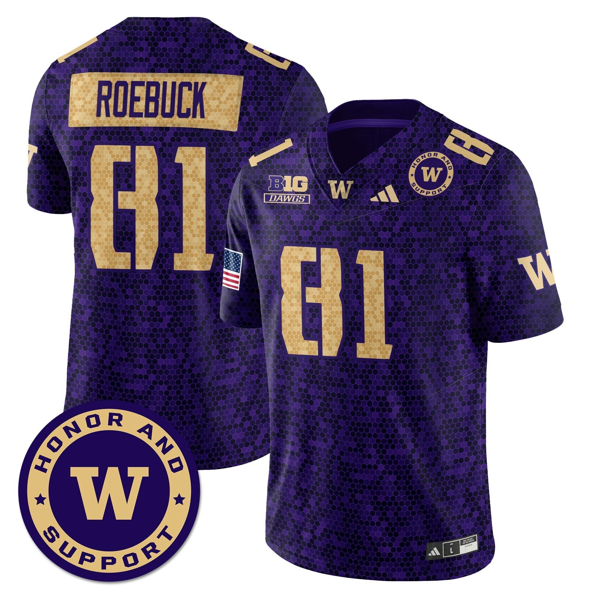 Camisa NCAA Football Honor and Support Uniform