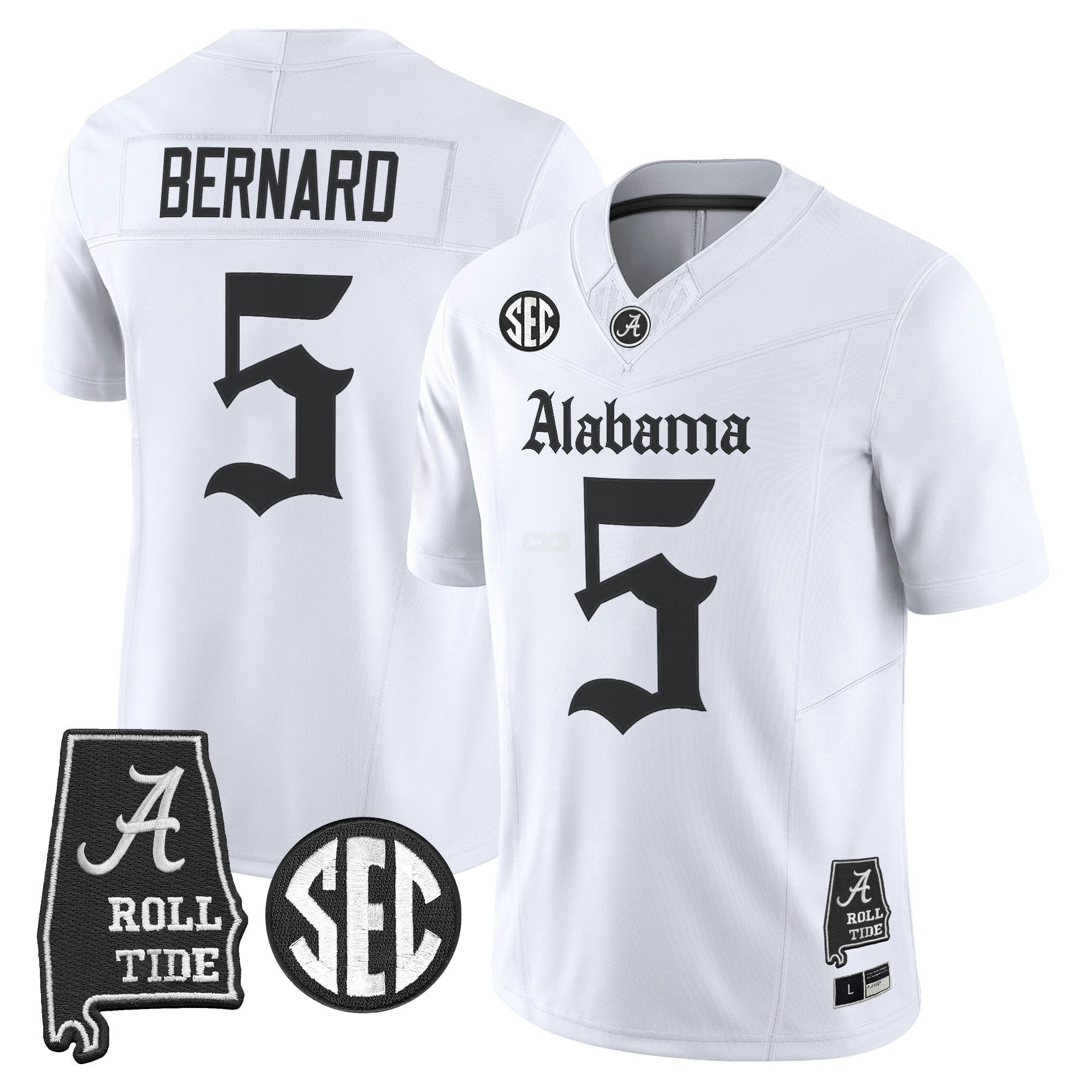 Camisa NCAA 'Gothic Edition' Vapor Limited Jersey - Alabama Map