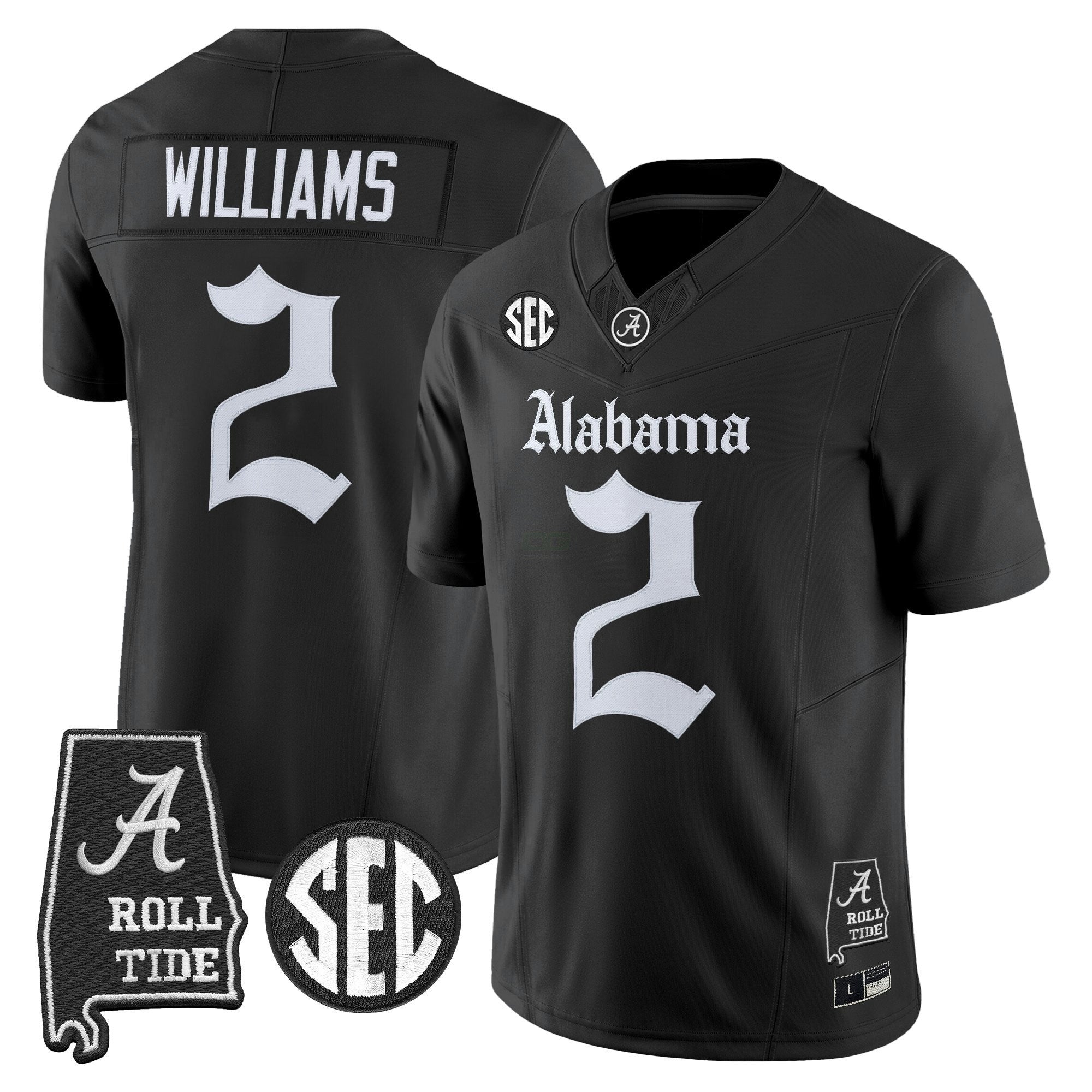 Camisa NCAA 'Gothic Edition' Vapor Limited Jersey - Alabama Map