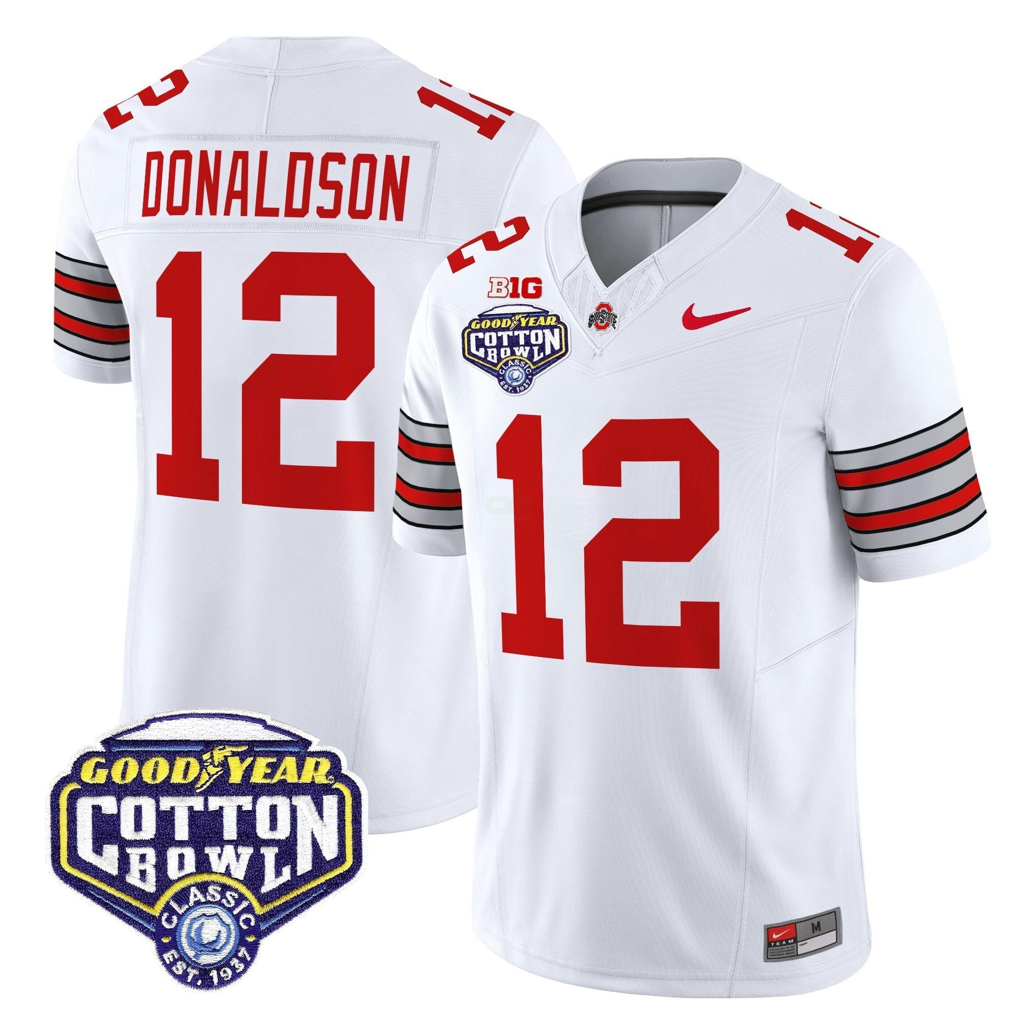 Camisa NCAA 'Heritage Stripe' Vapor Limited Jersey - 2025 Cotton Bowl Patch