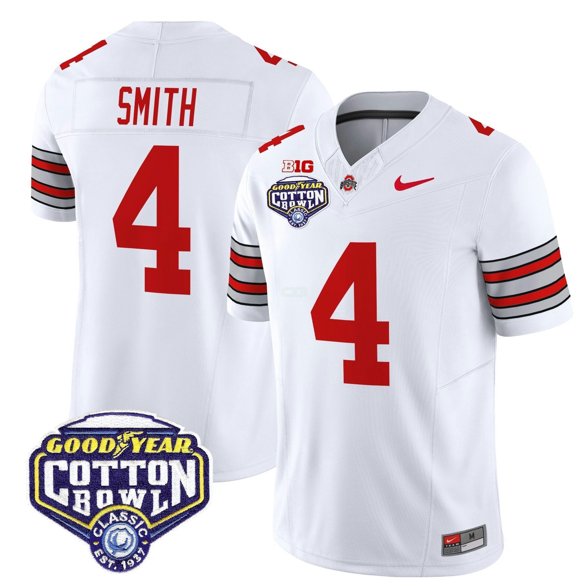 Camisa NCAA 'Heritage Stripe' Vapor Limited Jersey - 2025 Cotton Bowl Patch