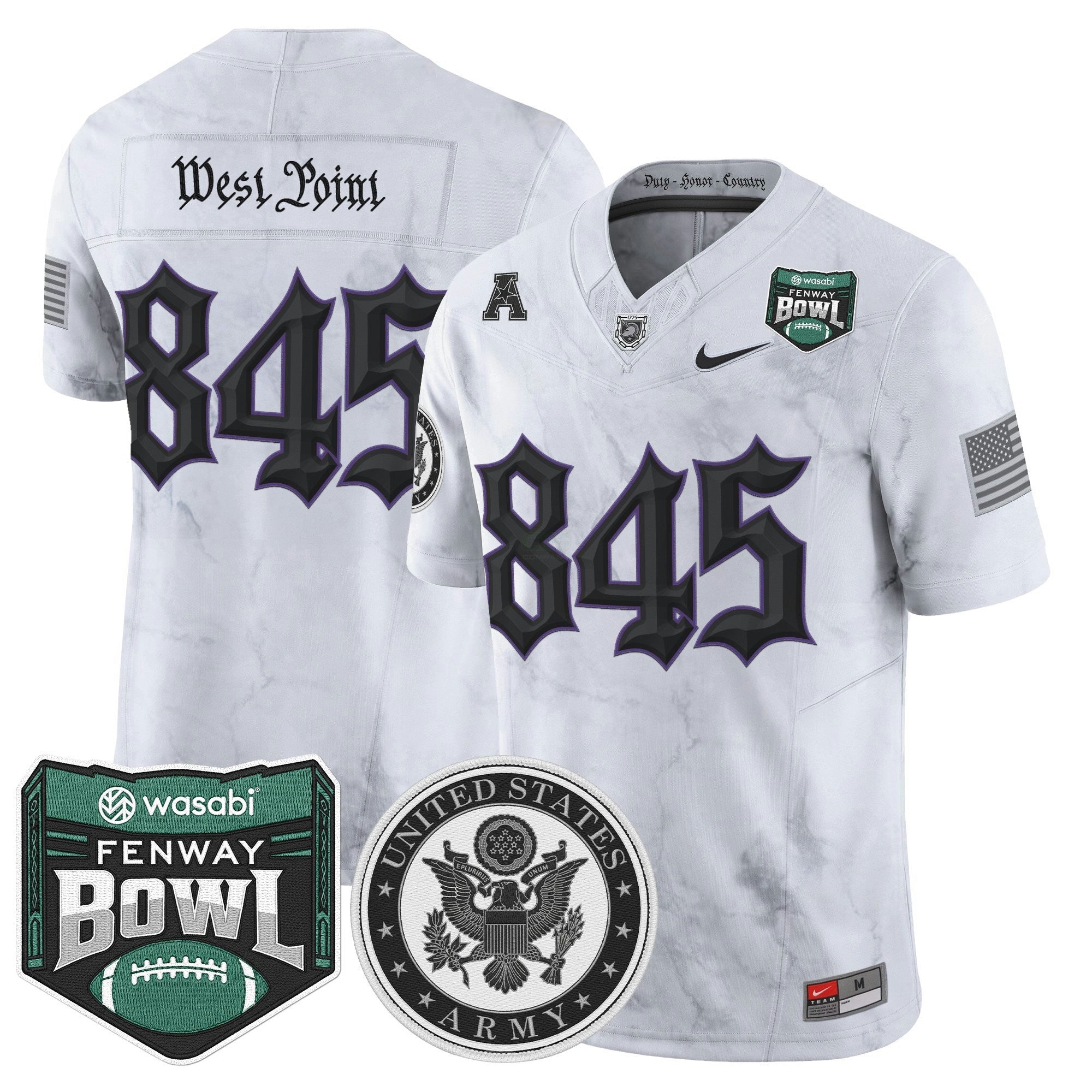 Camisa NCAA Honoring 250 Years Of Service And Sacrifice Vapor Limited Jersey - 2025 Fenway Bowl Patch