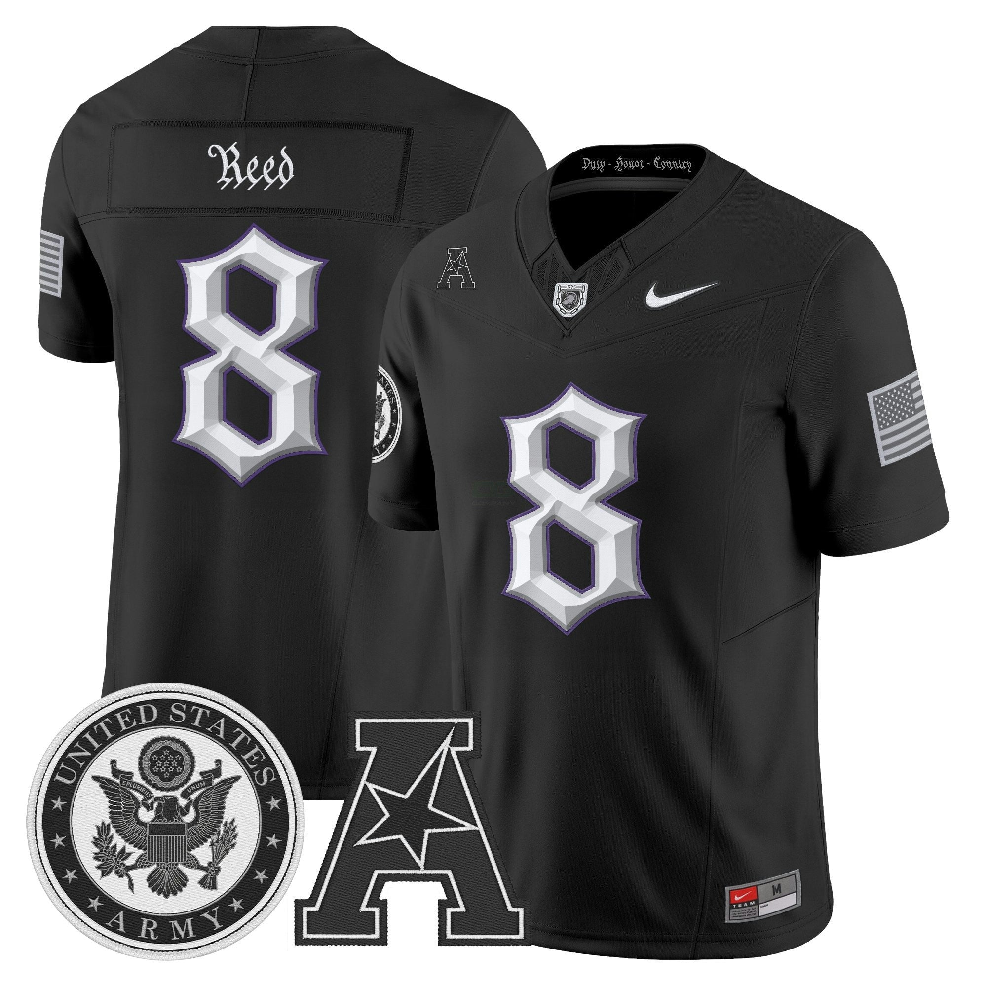 Camisa NCAA Honoring 250 Years Of Service And Sacrifice Vapor Limited Jersey