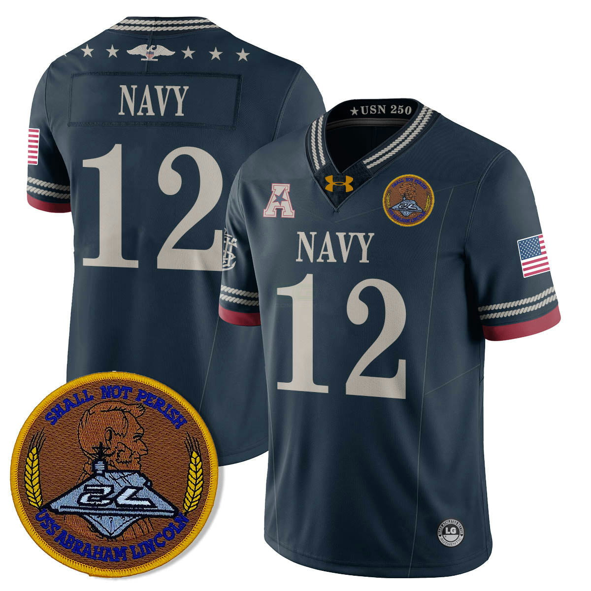 Camisa NCAA Honoring the 250th Anniversary of the United States Navy Jersey