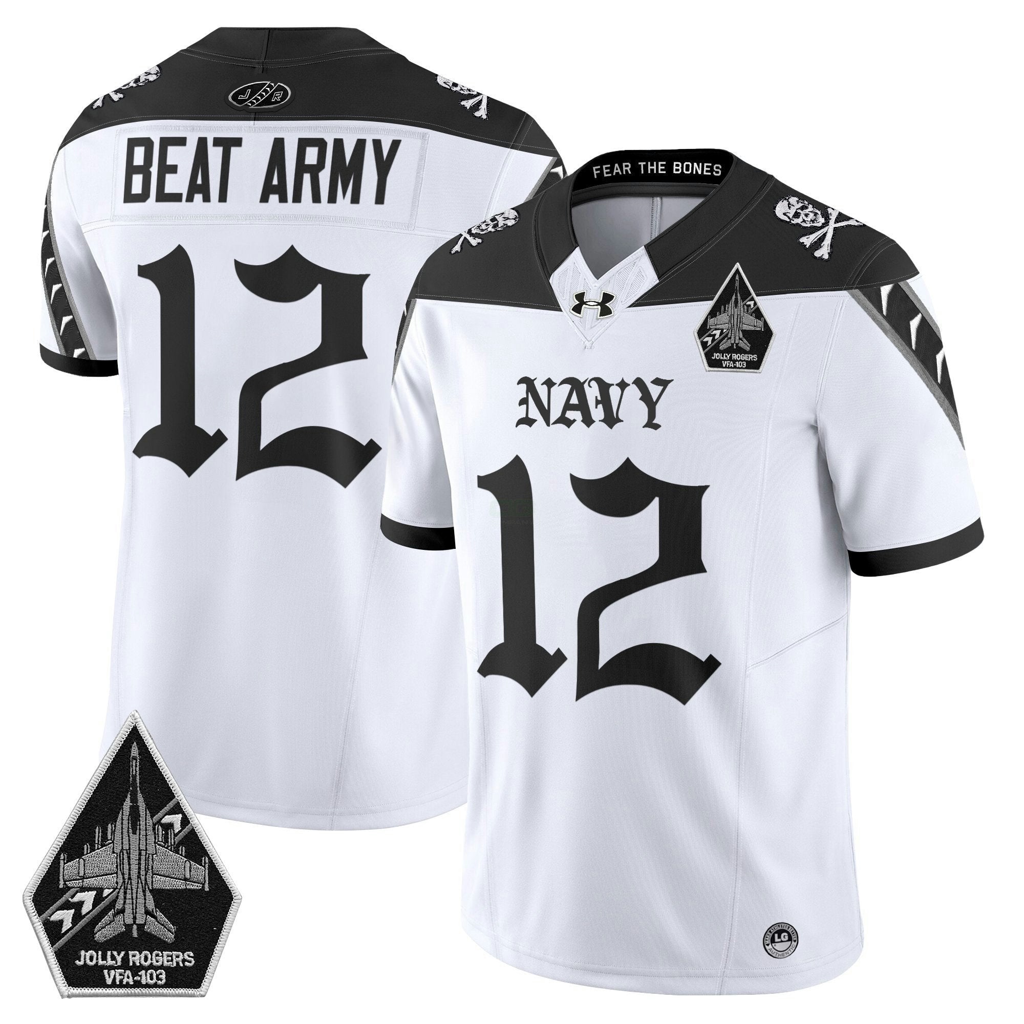 Camisa NCAA 'Jolly Rogers: Gothic Squadron Edition' Vapor Limited Jersey