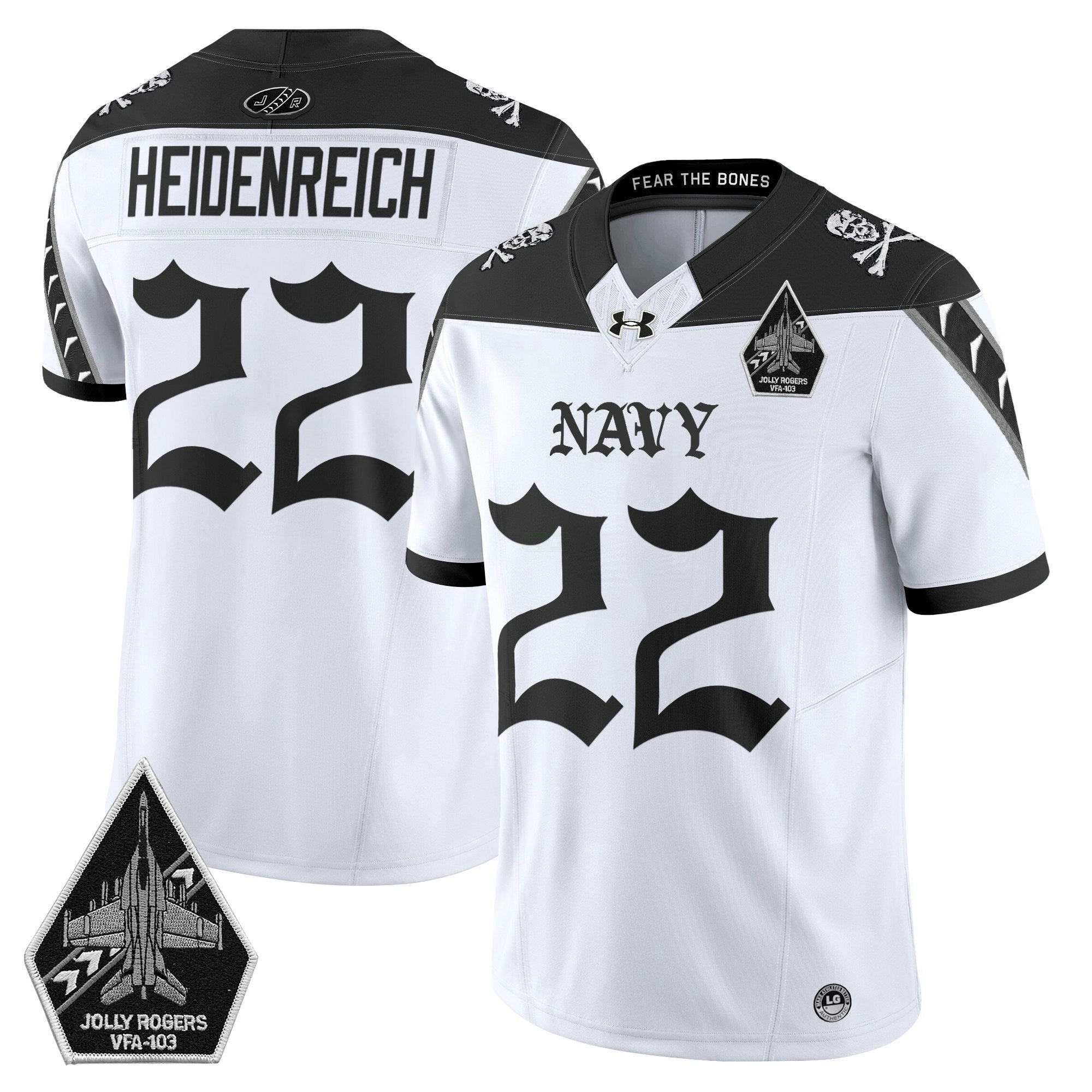 Camisa NCAA 'Jolly Rogers: Gothic Squadron Edition' Vapor Limited Jersey
