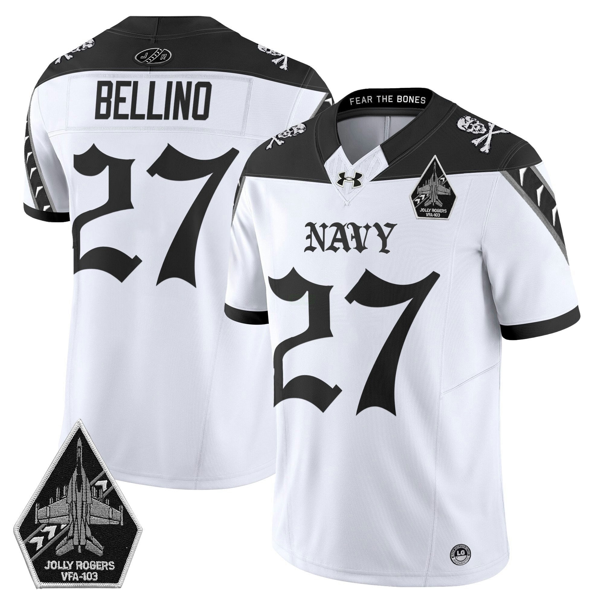 Camisa NCAA 'Jolly Rogers: Gothic Squadron Edition' Vapor Limited Jersey