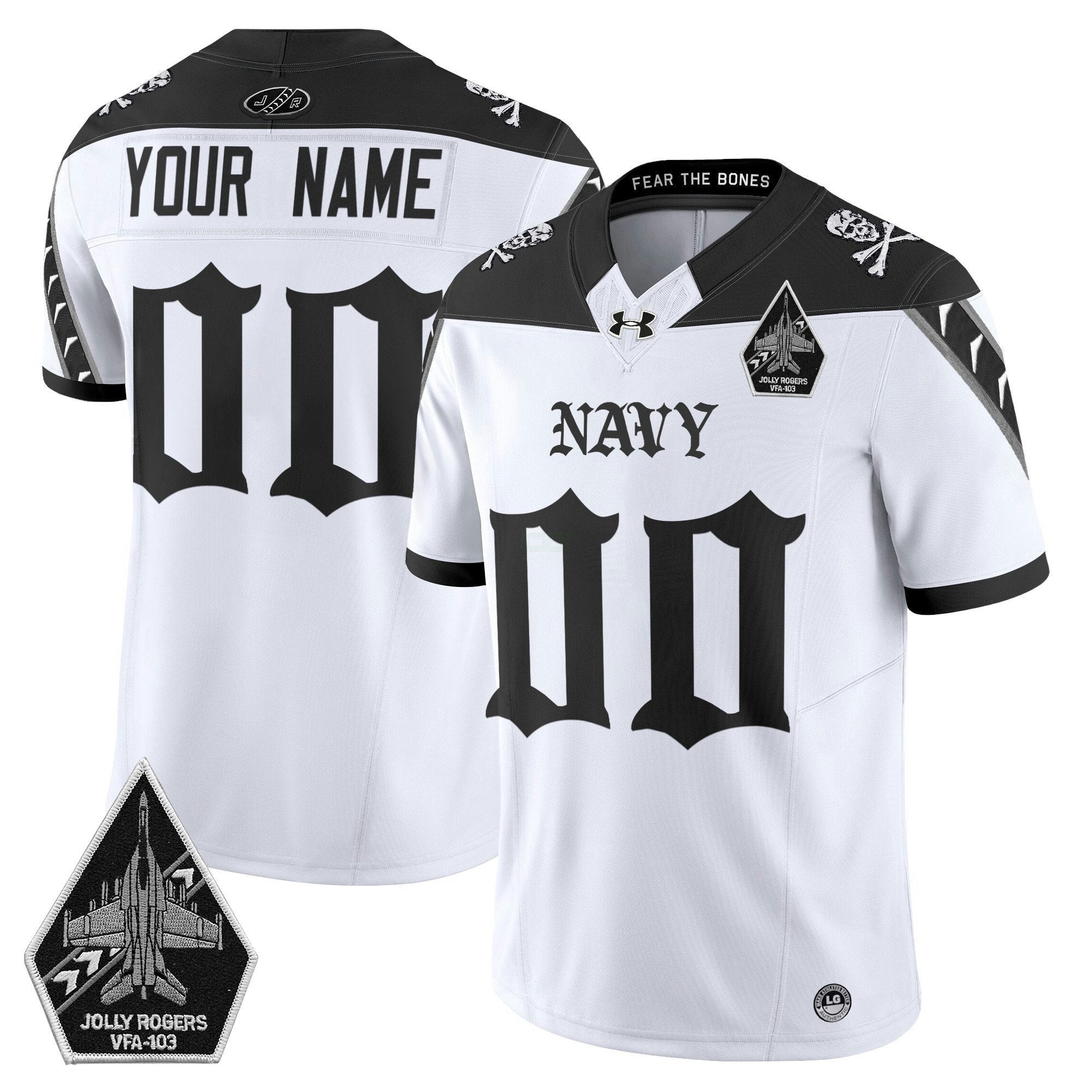 Camisa NCAA 'Jolly Rogers: Gothic Squadron Edition' Vapor Limited Jersey