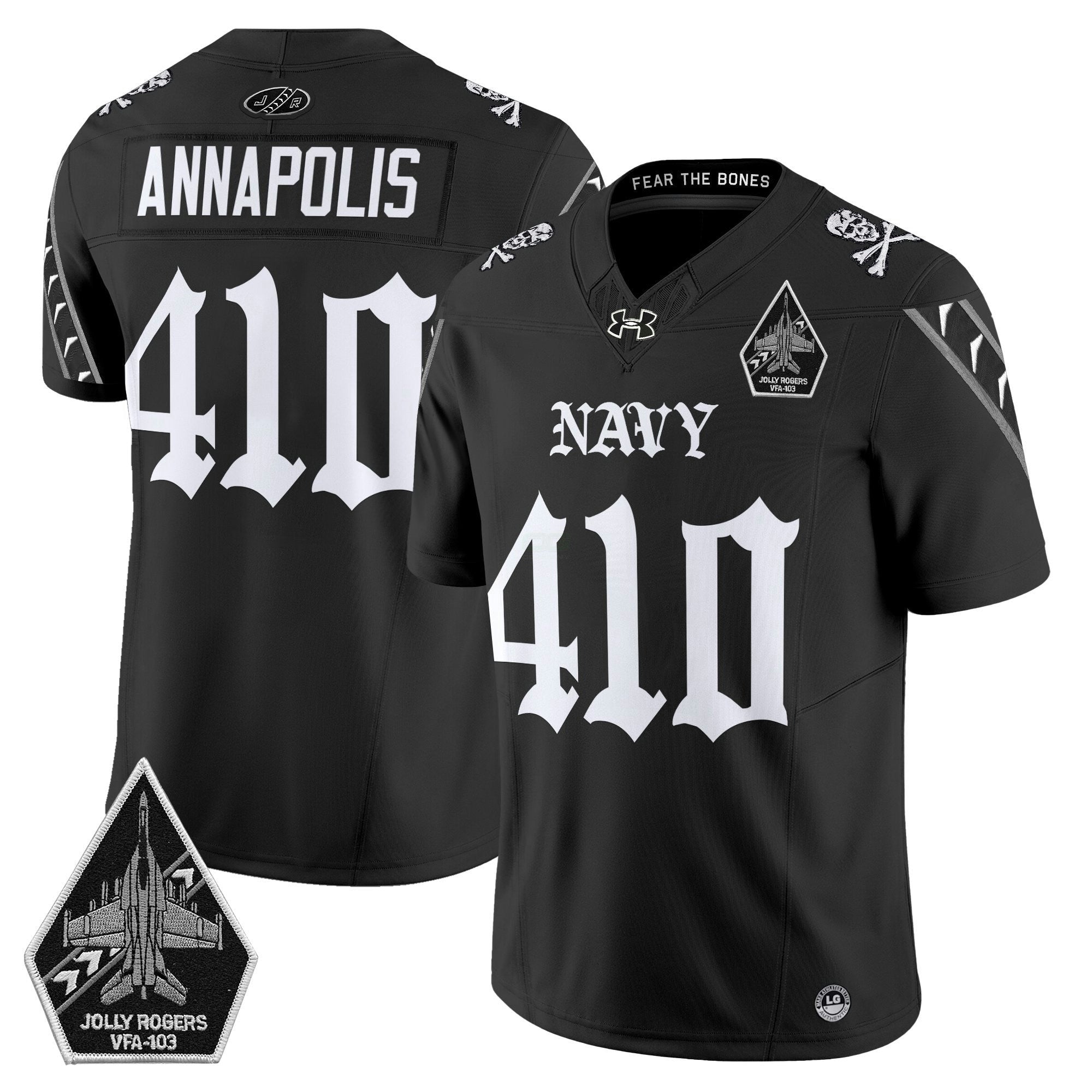 Camisa NCAA 'Jolly Rogers: Gothic Squadron Edition' Vapor Limited Jersey