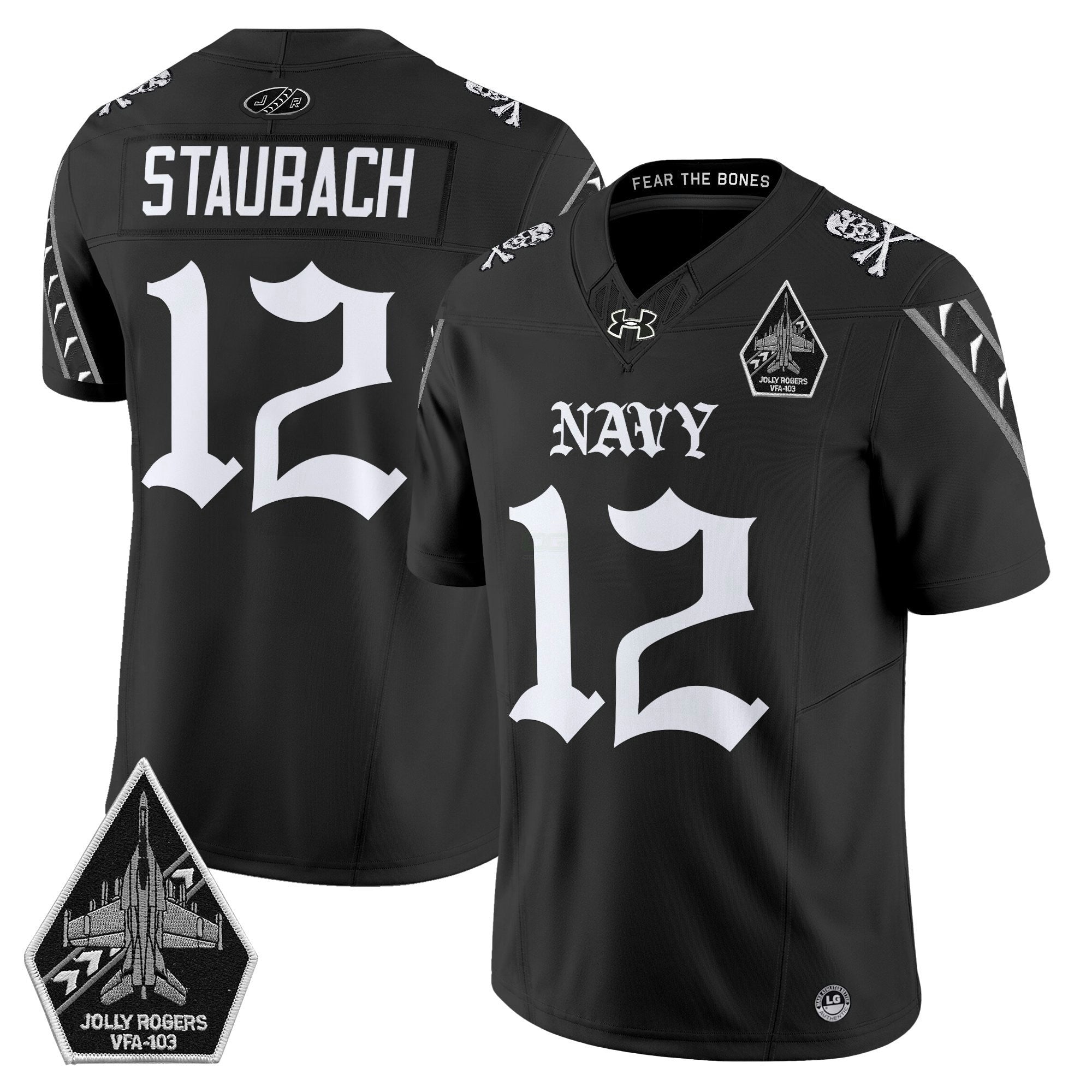 Camisa NCAA 'Jolly Rogers: Gothic Squadron Edition' Vapor Limited Jersey