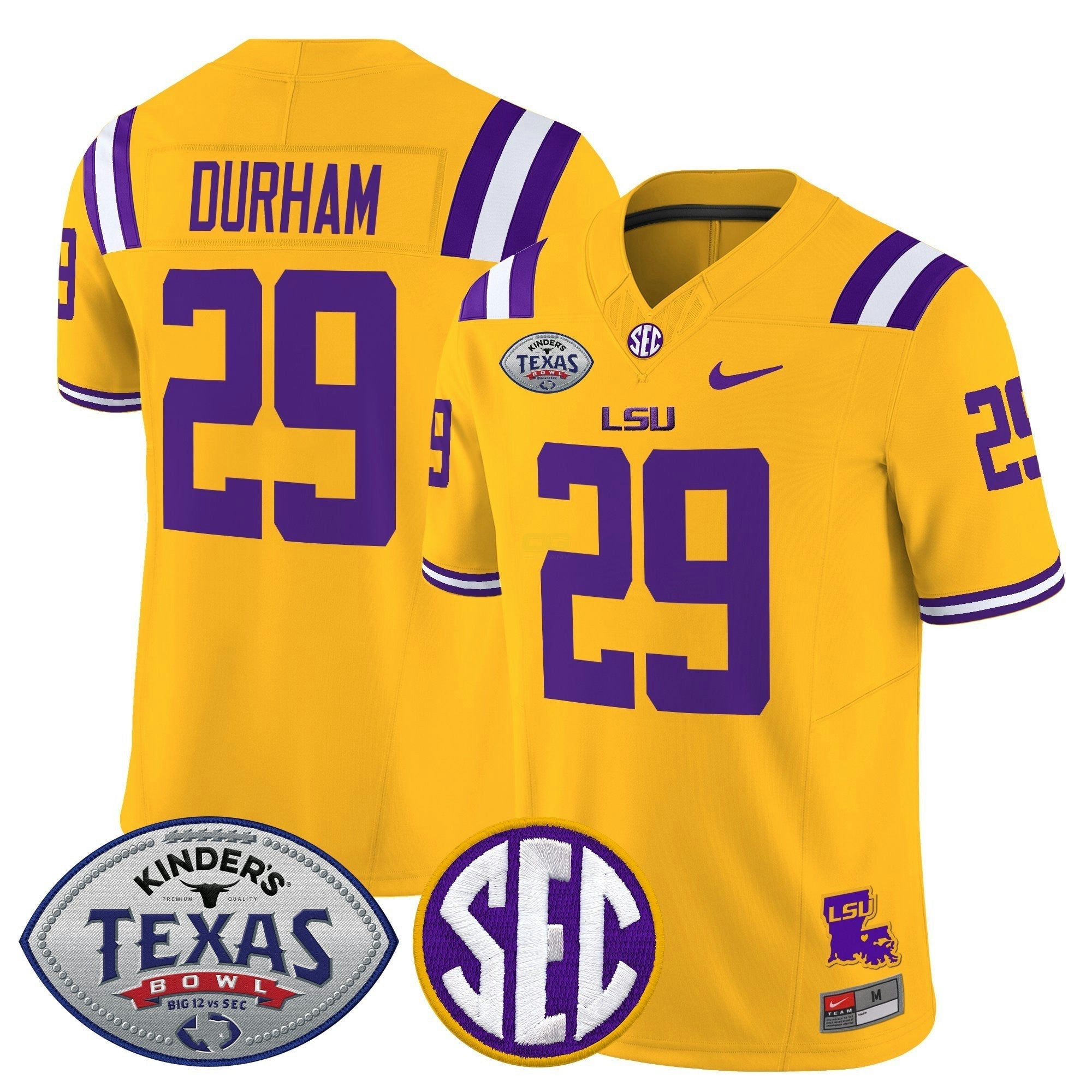 Camisa NCAA LTigers 2025 Texas Bowl Vapor Limited Jersey