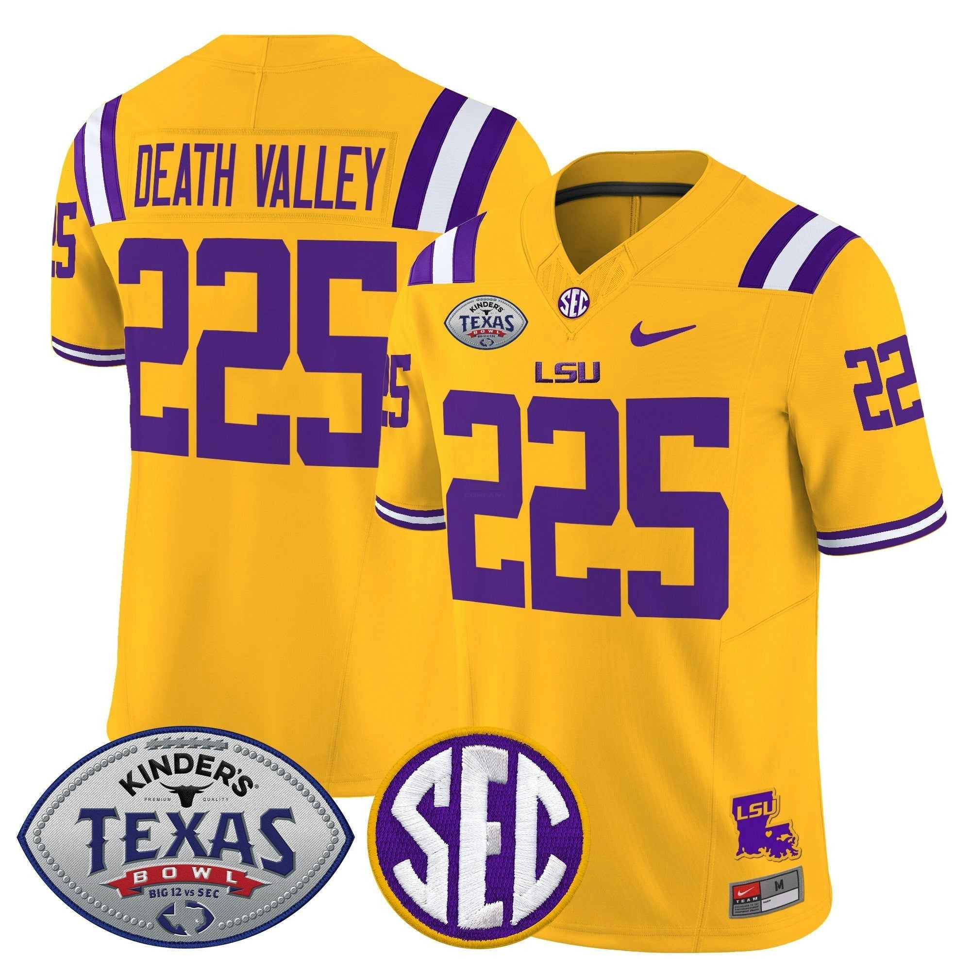 Camisa NCAA LTigers 2025 Texas Bowl Vapor Limited Jersey