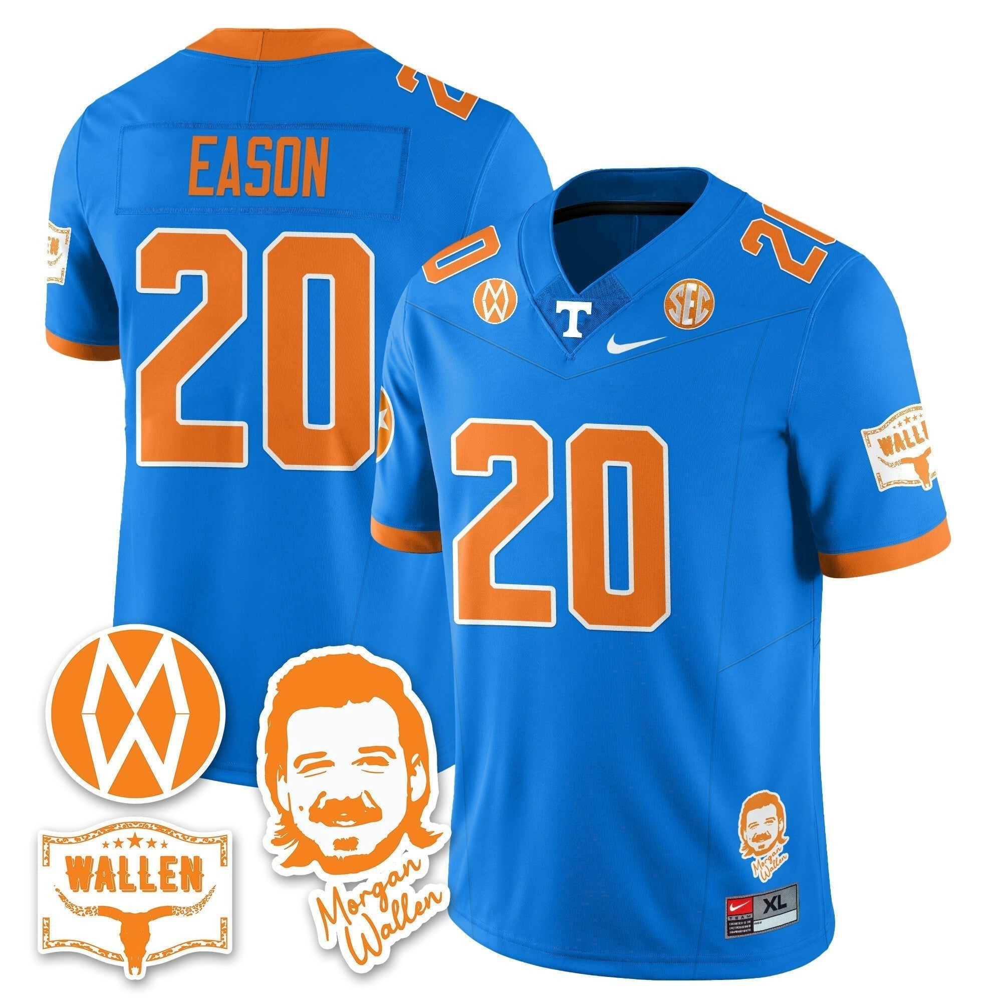 Camisa NCAA Morgan Wallen 2025 Jersey