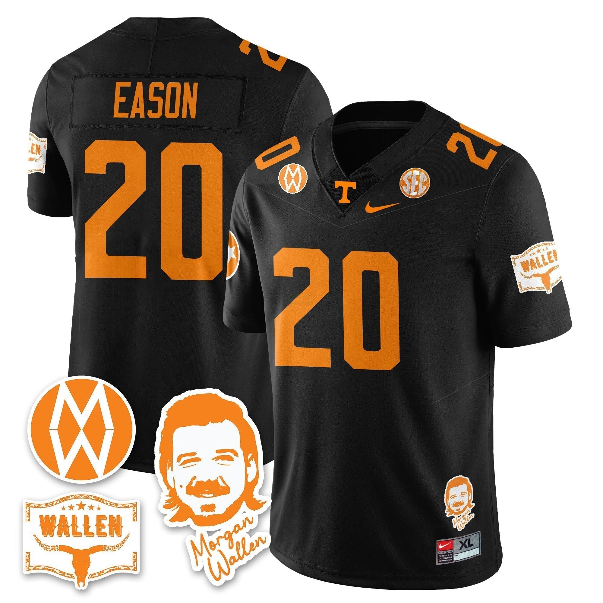 Camisa NCAA Morgan Wallen 2025 Jersey