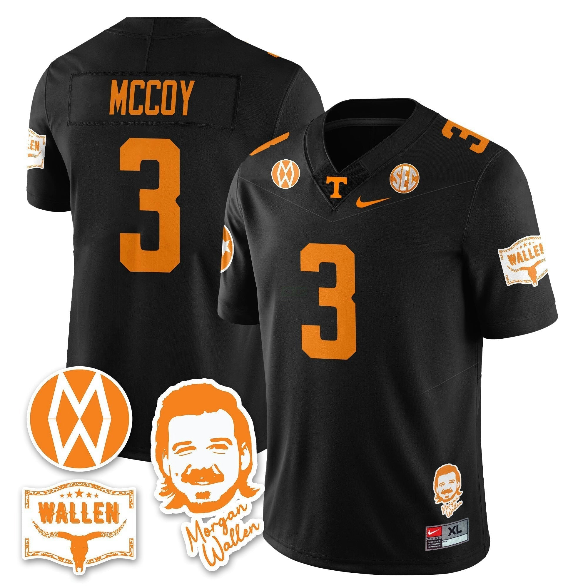 Camisa NCAA Morgan Wallen 2025 Jersey