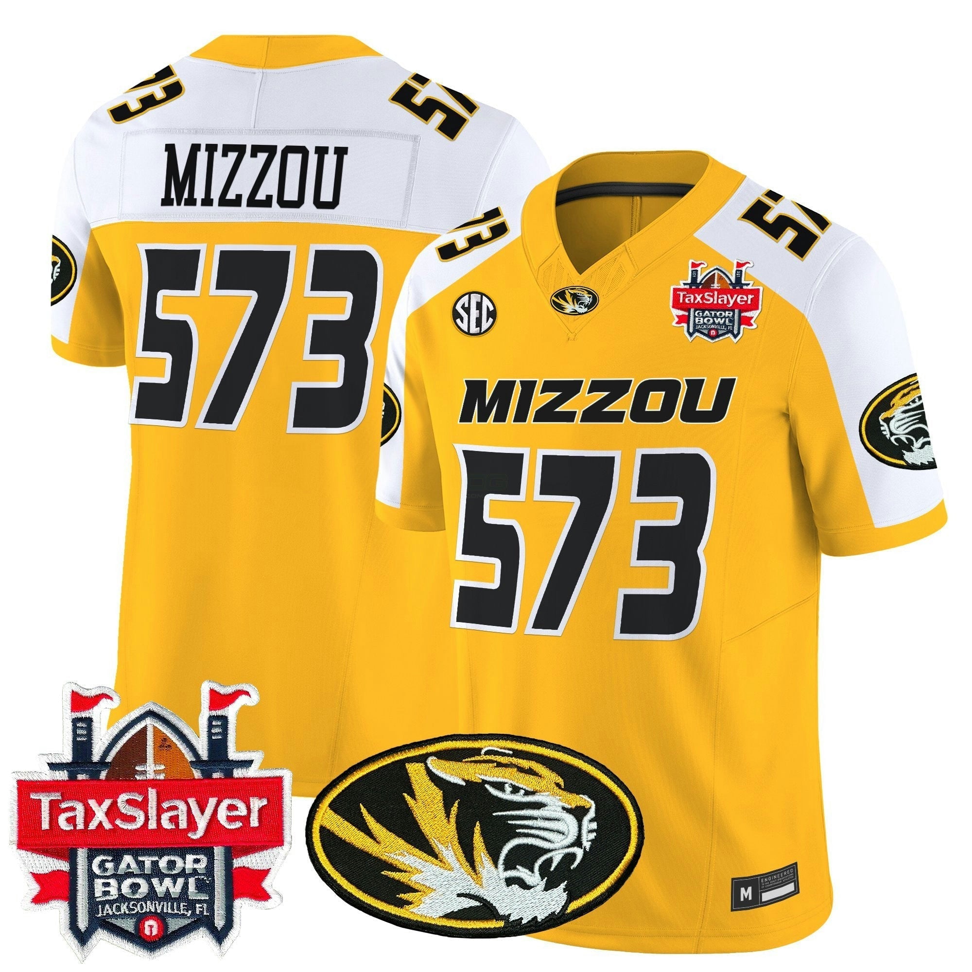 Camisa NCAA MTigers 2025 Gator Bowl Vapor Limited Jersey