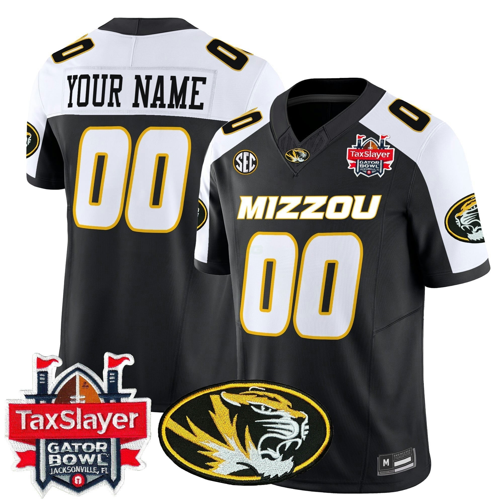 Camisa NCAA MTigers 2025 Gator Bowl Vapor Limited Jersey