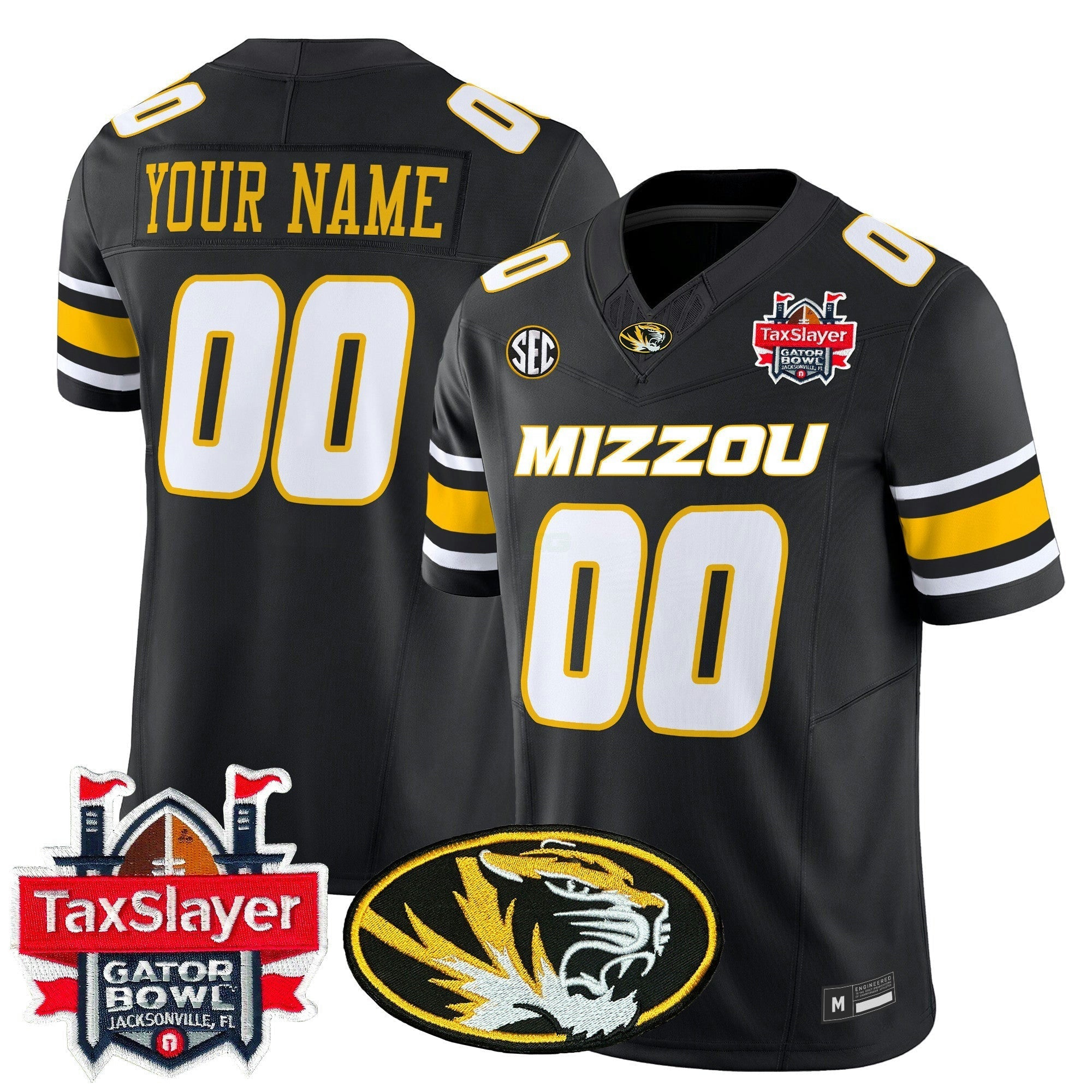Camisa NCAA MTigers 2025 Gator Bowl Vapor Limited Jersey