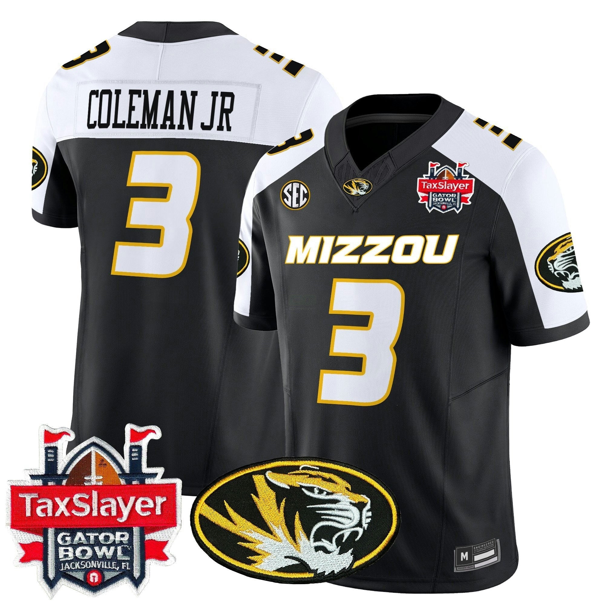 Camisa NCAA MTigers 2025 Gator Bowl Vapor Limited Jersey