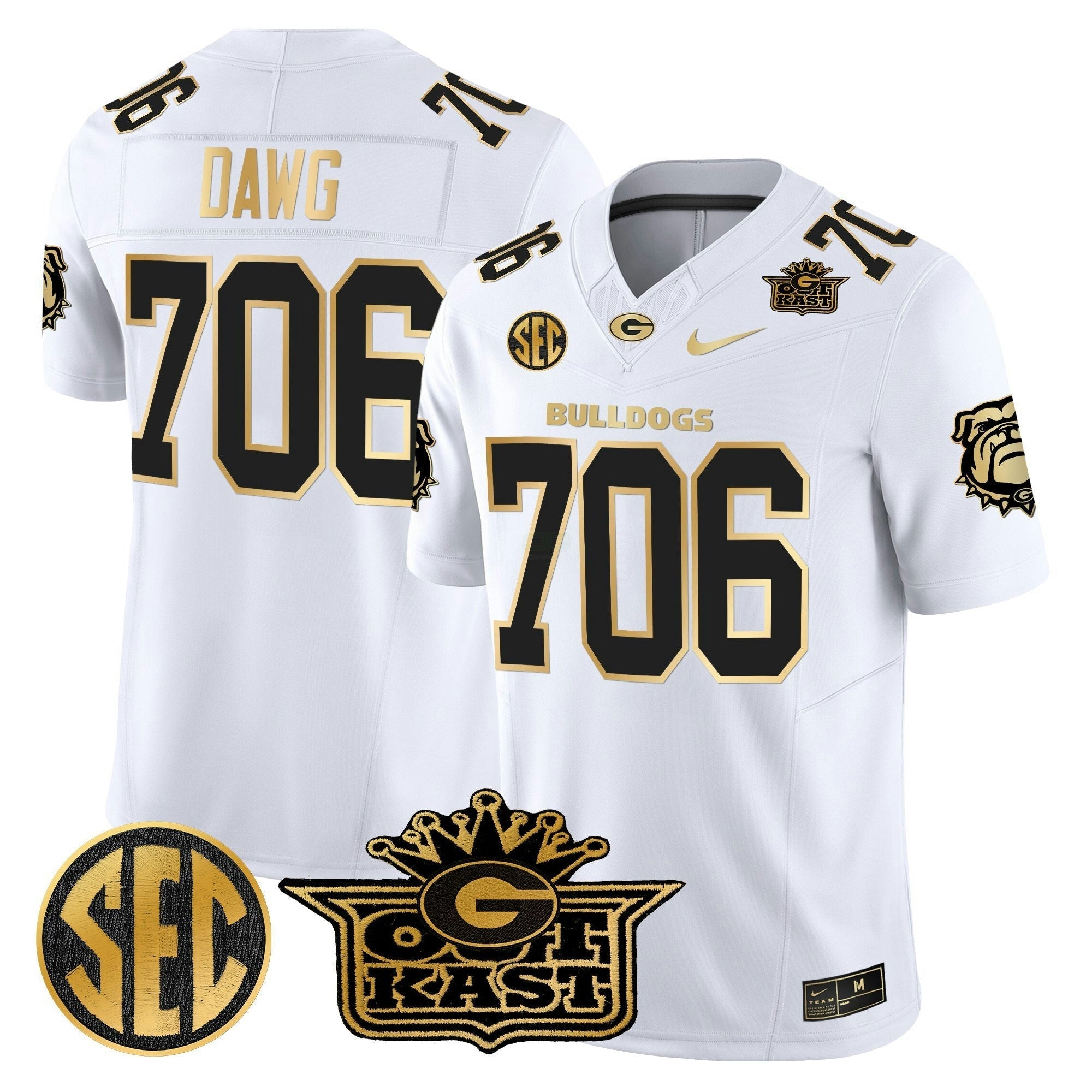 Camisa NCAA Outkast x Georgia Gold Vapor Limited Jersey