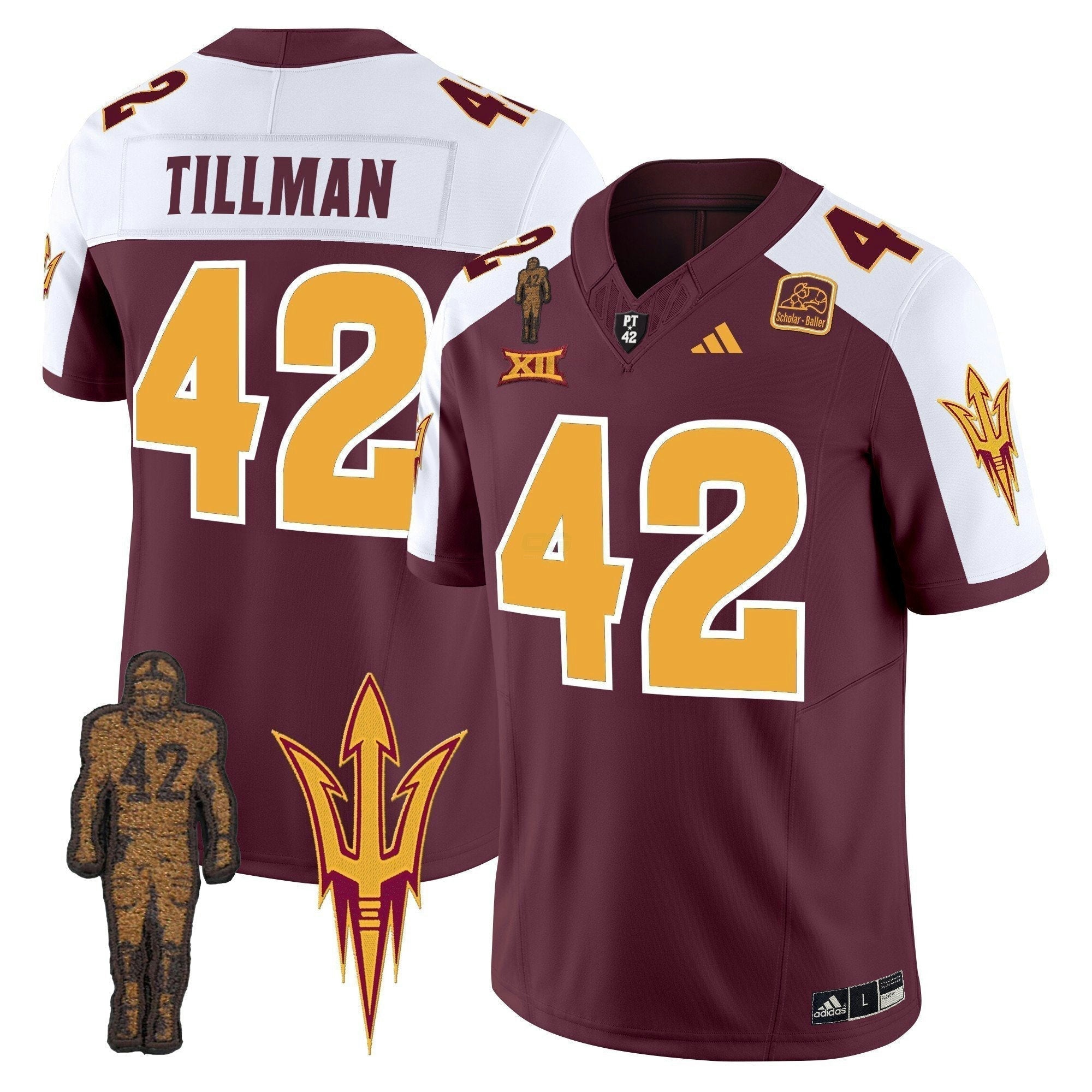 Camisa NCAA Pat Tillman Honoring Patch Vapor Limited Jersey