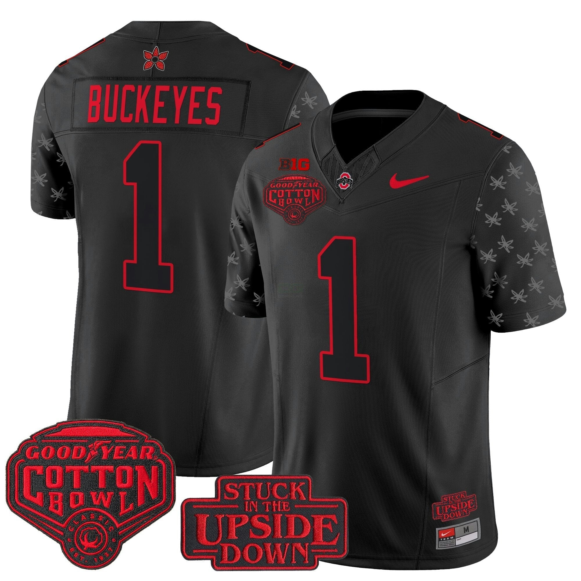 Camisa NCAA 'Stranger Things Edition' Vapor Limited Jersey - 2025 Cotton Bowl Patch