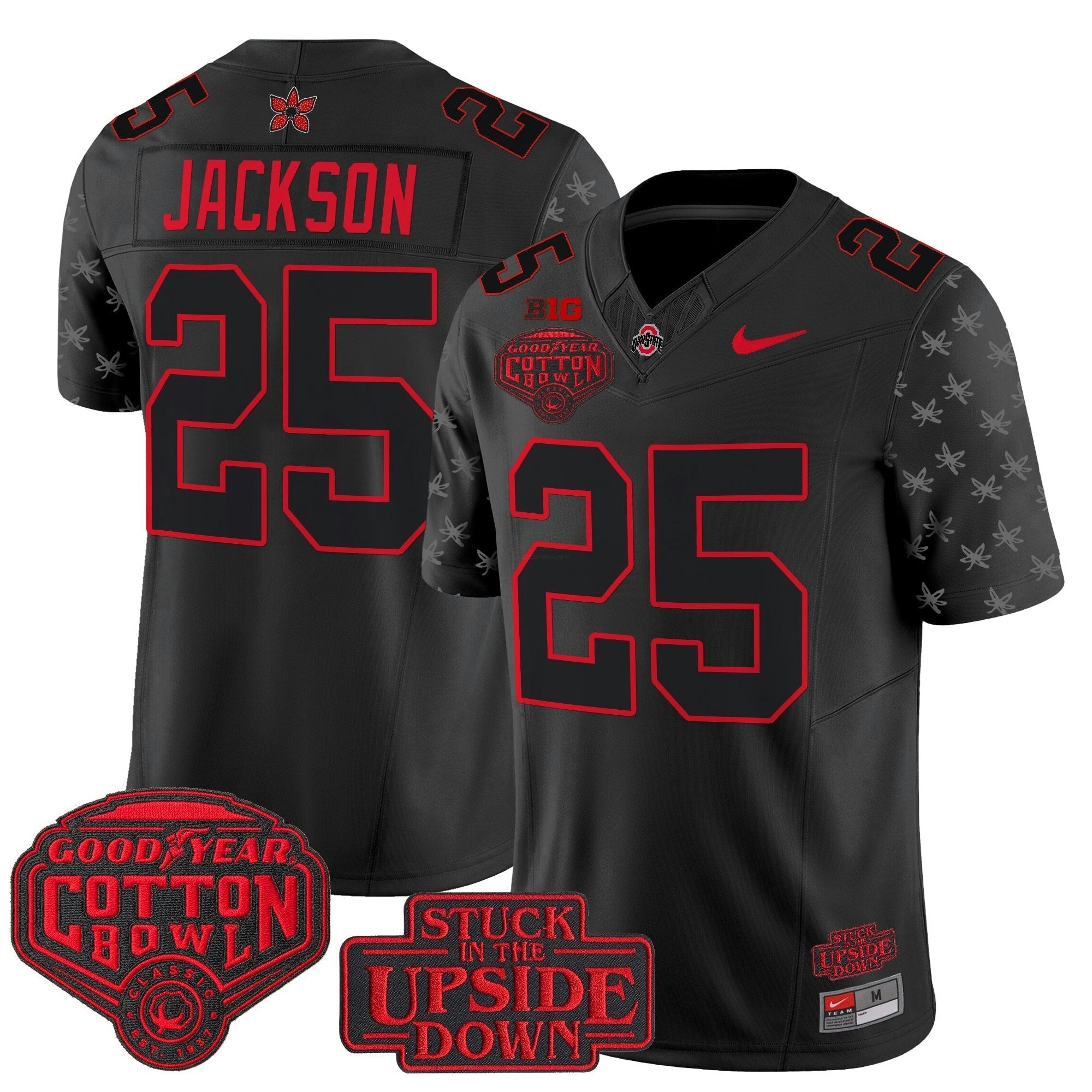 Camisa NCAA 'Stranger Things Edition' Vapor Limited Jersey - 2025 Cotton Bowl Patch