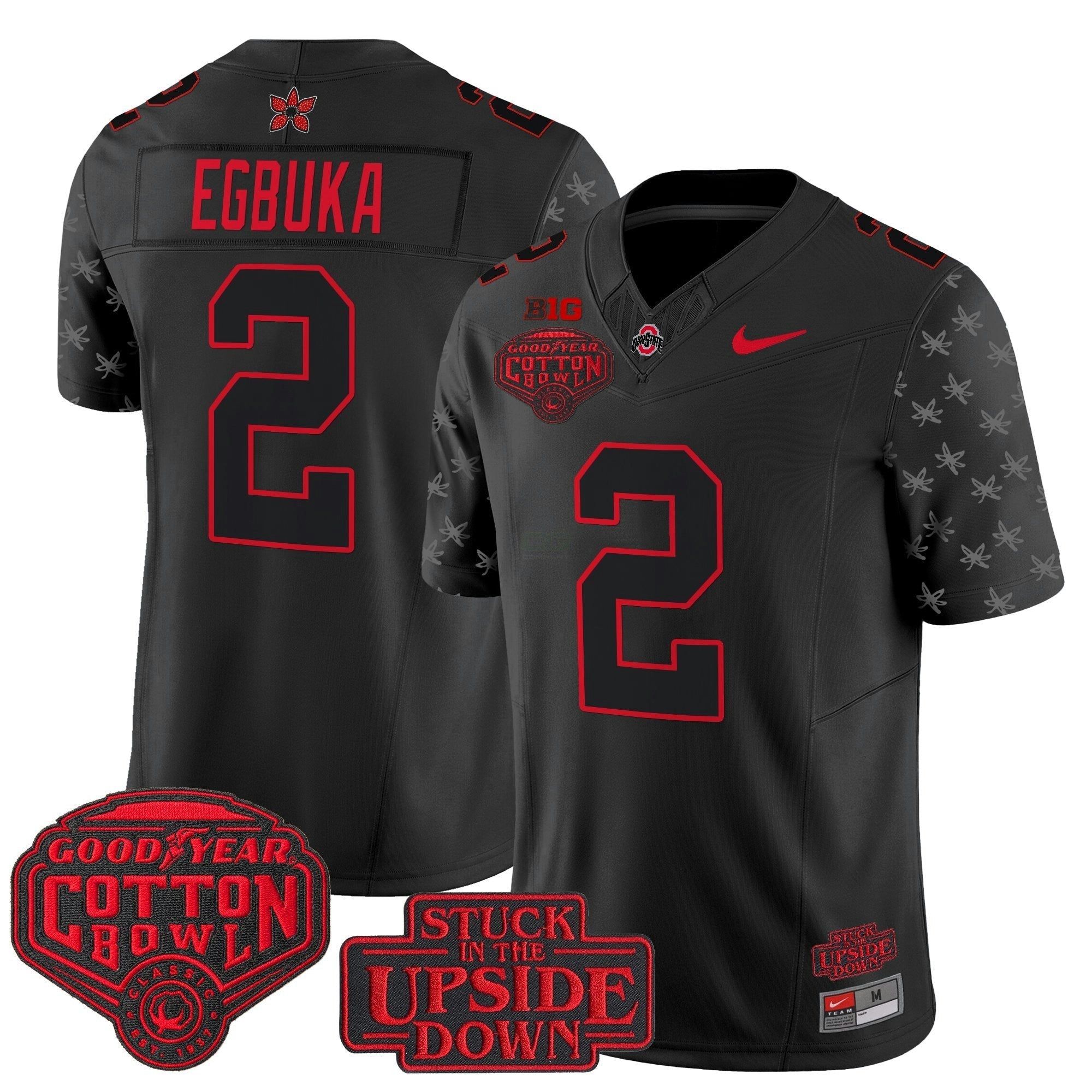 Camisa NCAA 'Stranger Things Edition' Vapor Limited Jersey - 2025 Cotton Bowl Patch