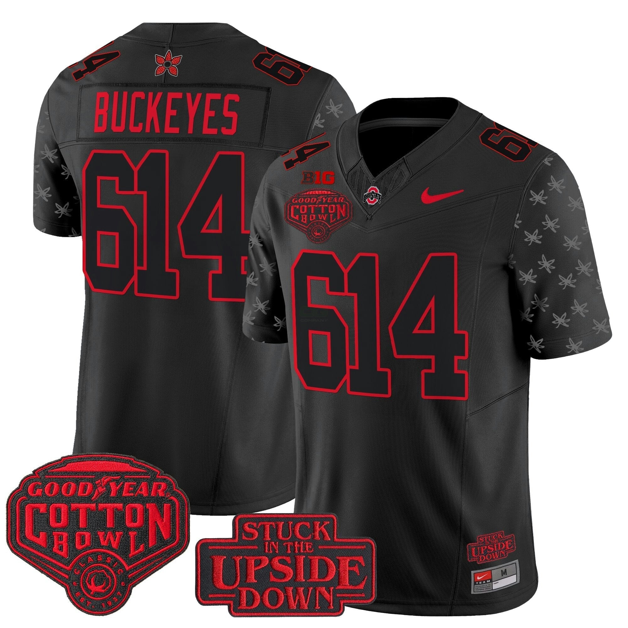 Camisa NCAA 'Stranger Things Edition' Vapor Limited Jersey - 2025 Cotton Bowl Patch