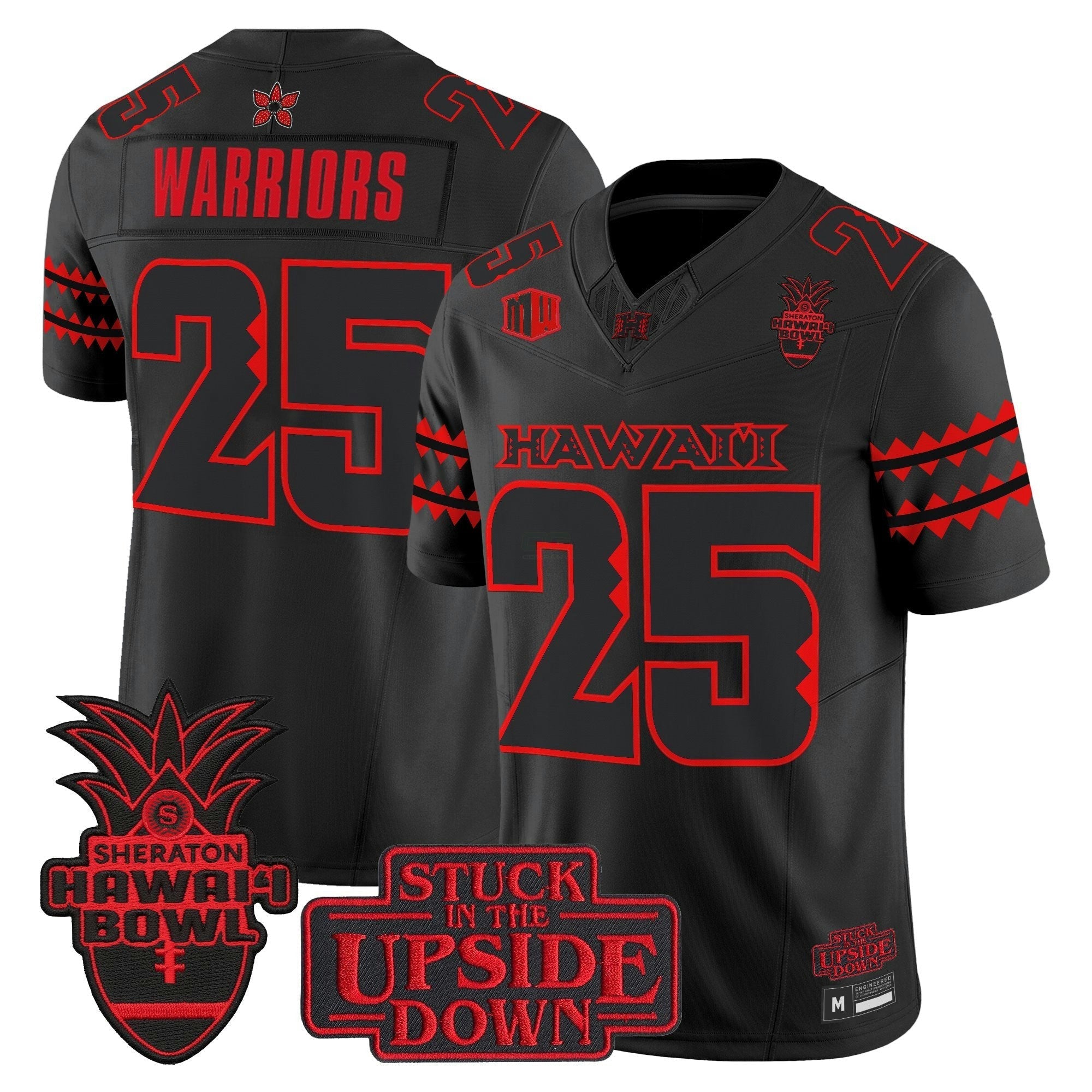 Camisa NCAA 'Stranger Things Edition' Vapor Limited Jersey - 2025 Hawai'i Bowl Patch