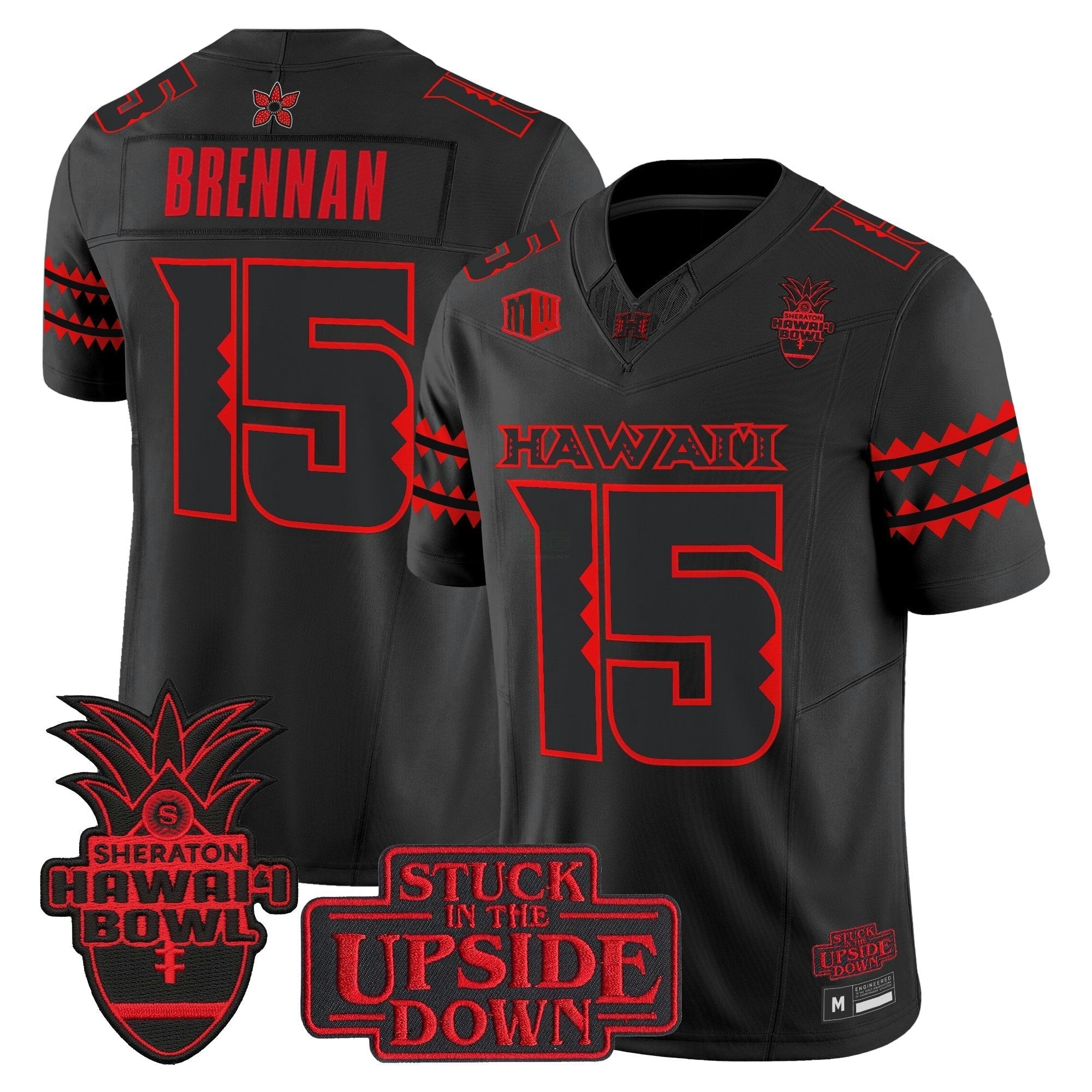 Camisa NCAA 'Stranger Things Edition' Vapor Limited Jersey - 2025 Hawai'i Bowl Patch
