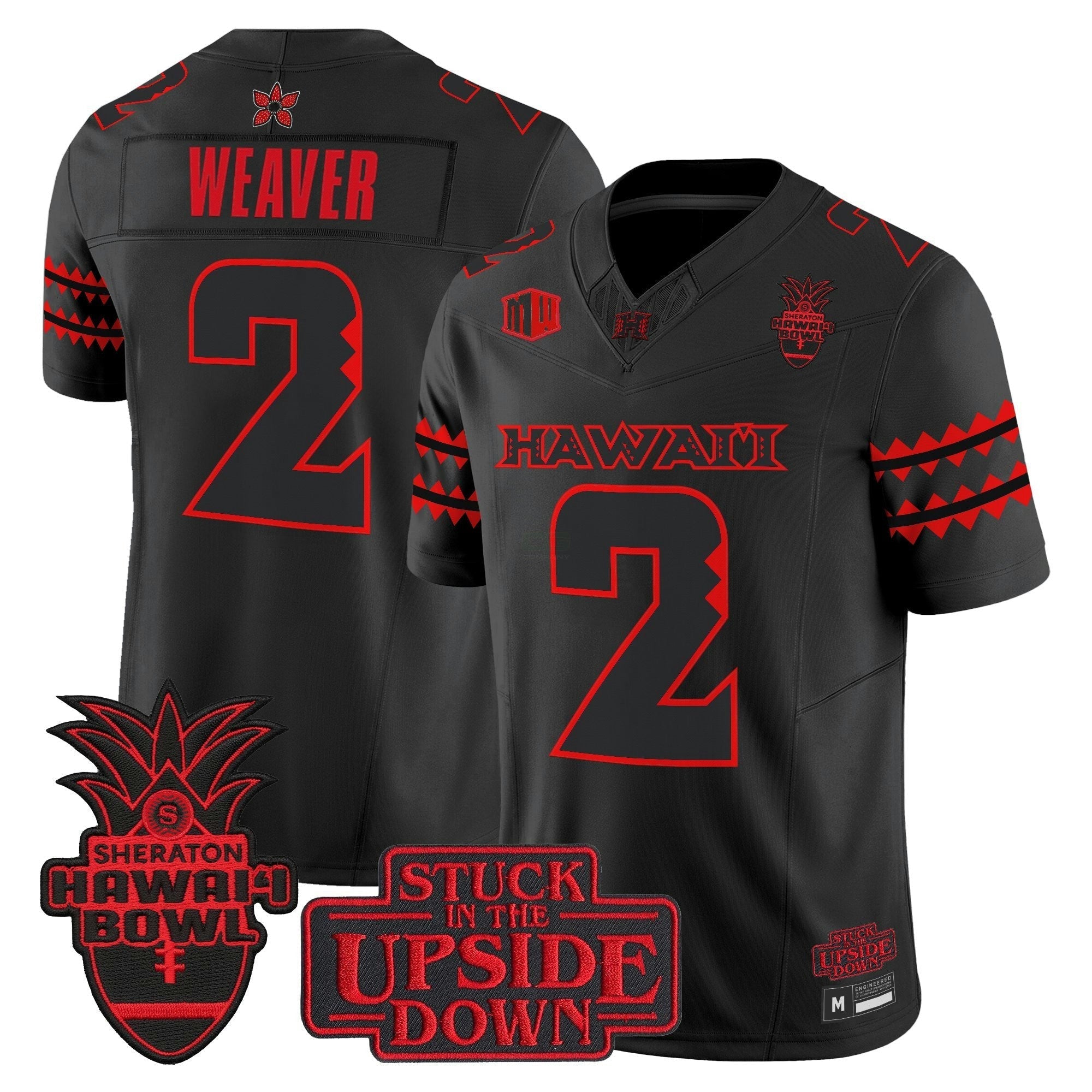 Camisa NCAA 'Stranger Things Edition' Vapor Limited Jersey - 2025 Hawai'i Bowl Patch