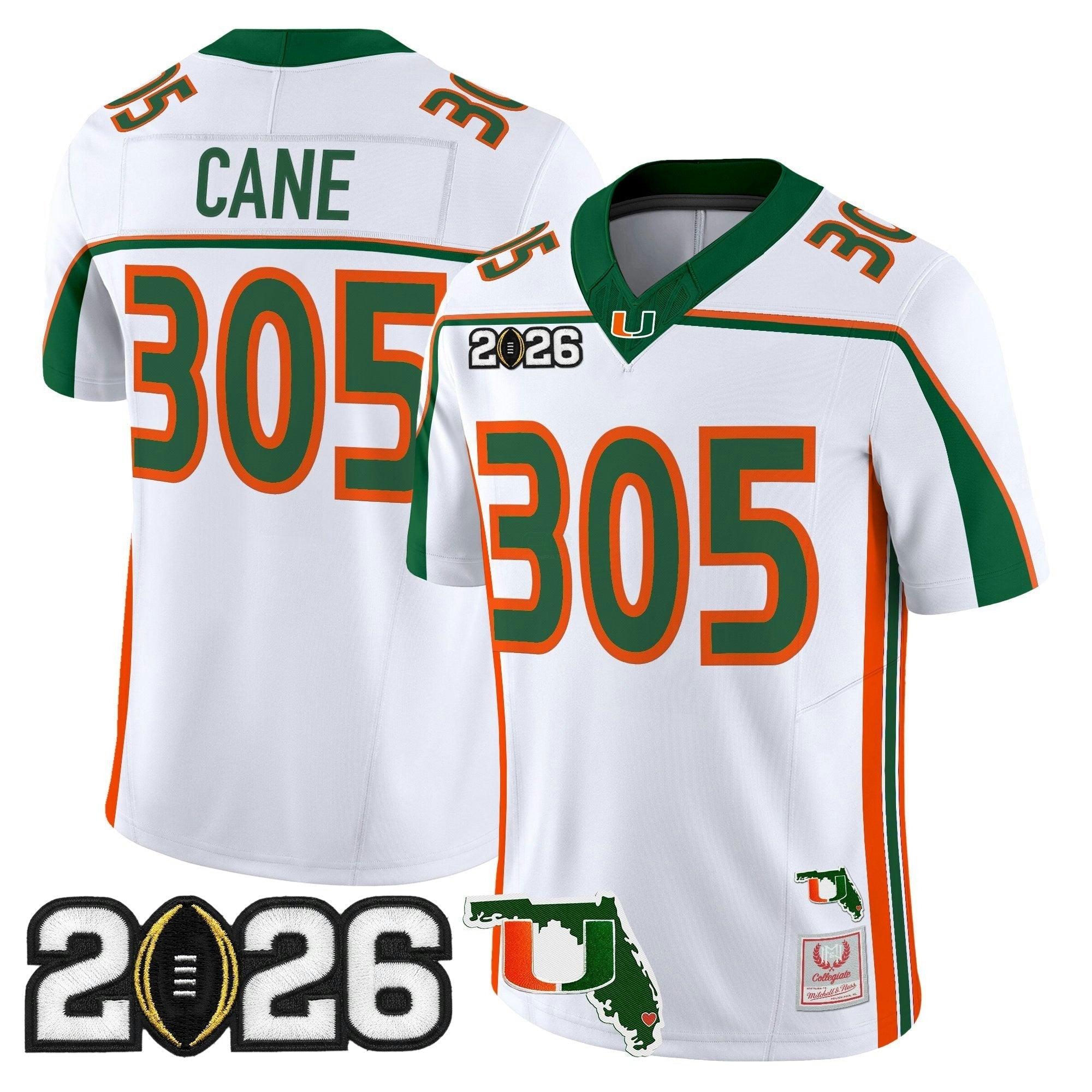 Camisa NCAA Throwback Vapor Limited Jersey - 2026 College Football Playoff Final & Florida Patch