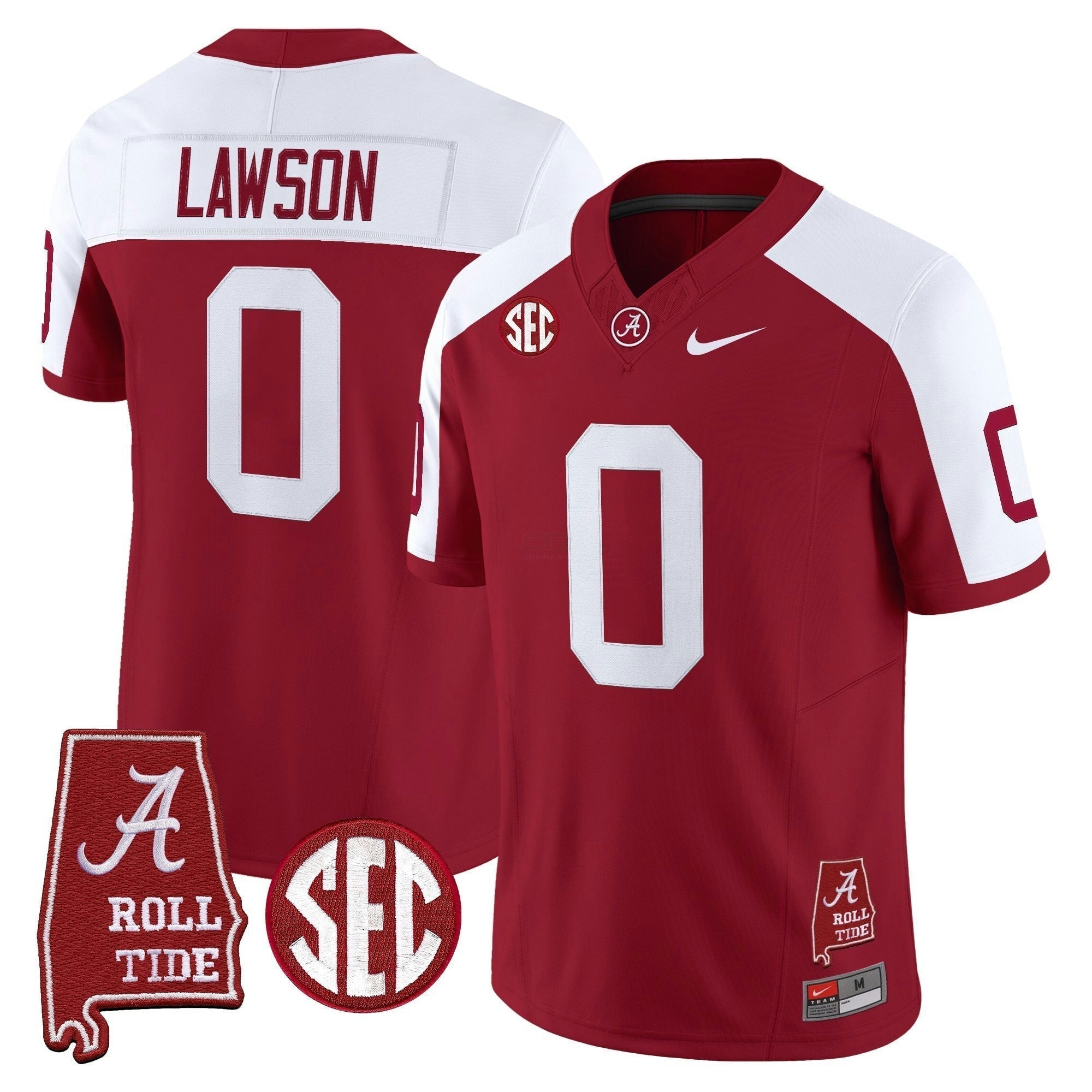 Camisa NCAA Throwback Vapor Limited Jersey - Alabama Map
