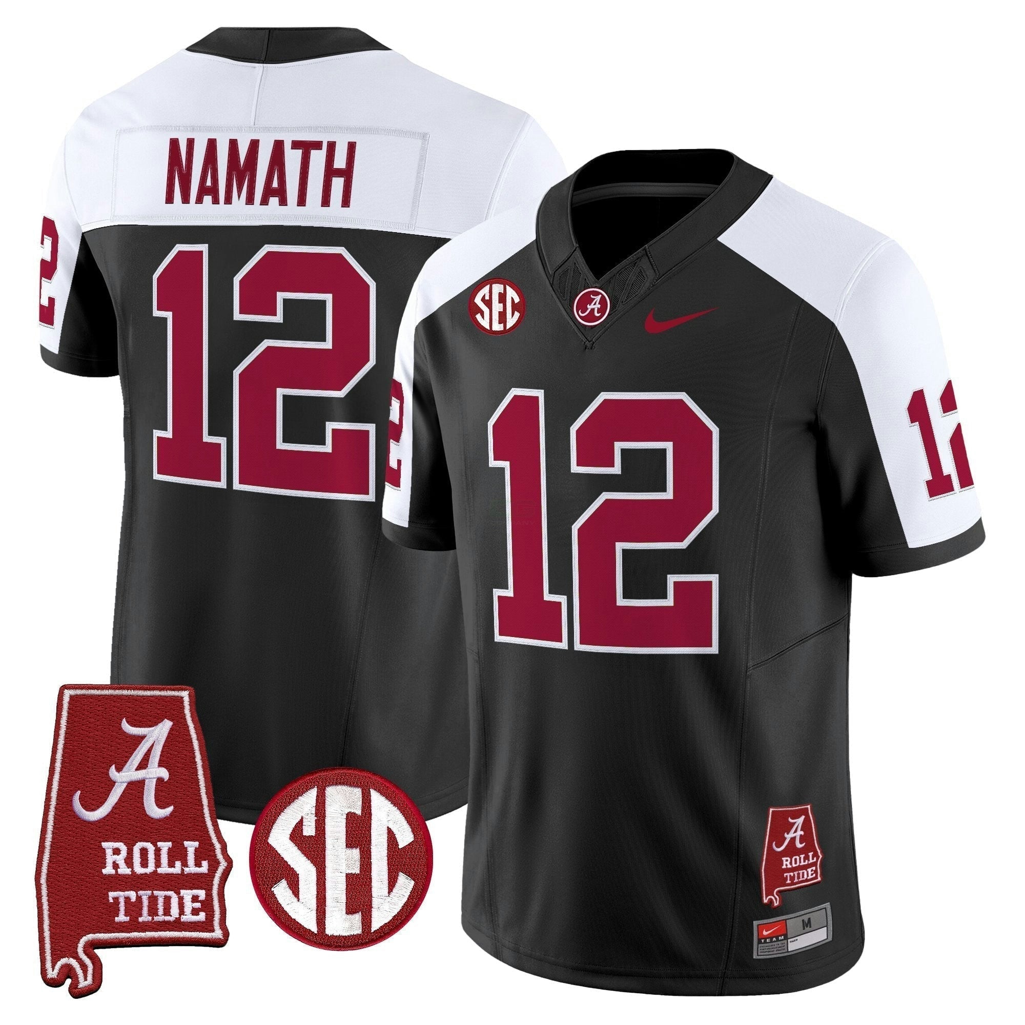 Camisa NCAA Throwback Vapor Limited Jersey - Alabama Map