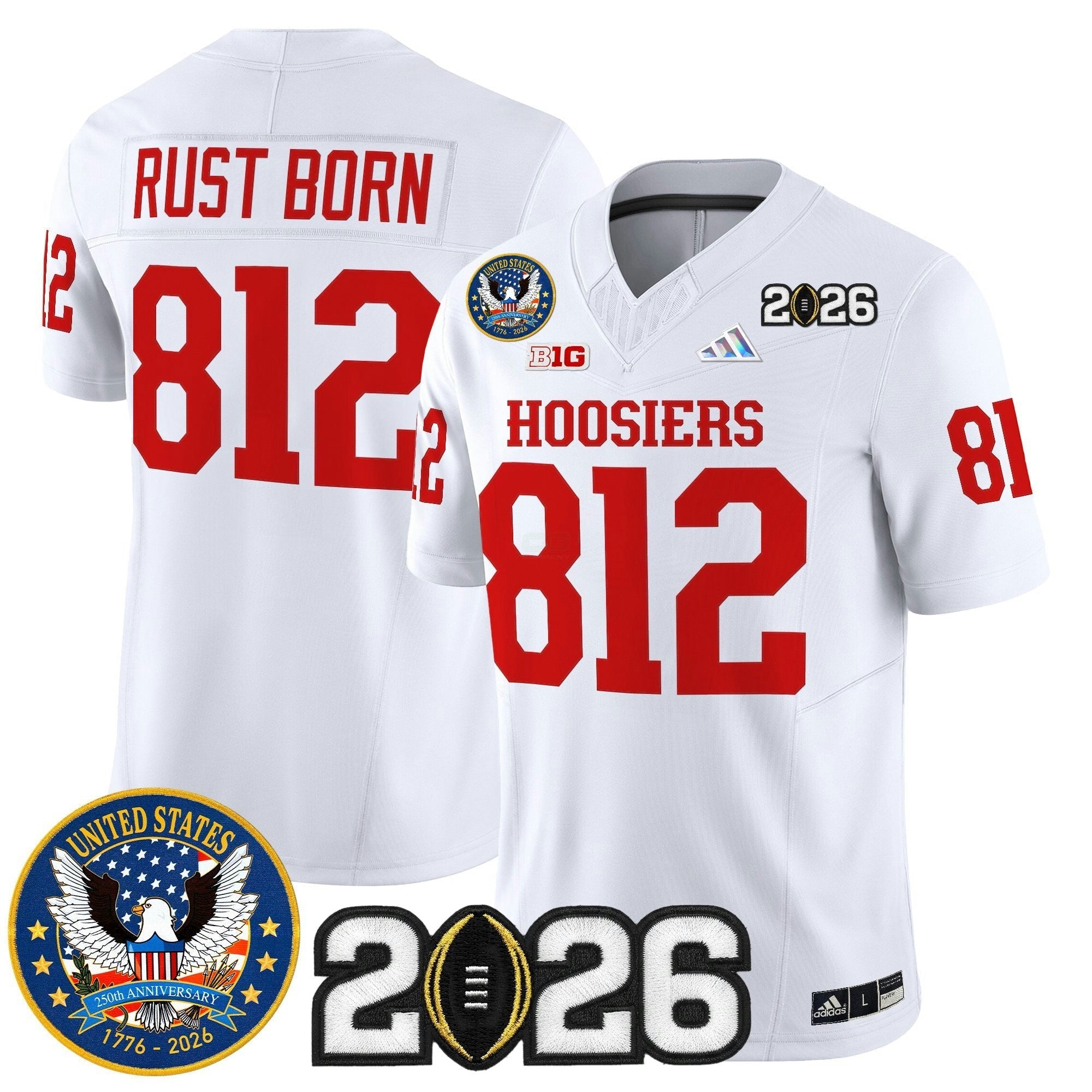 Camisa NCAA "United States 250th Anniversary Patch" Vapor Limited Jersey