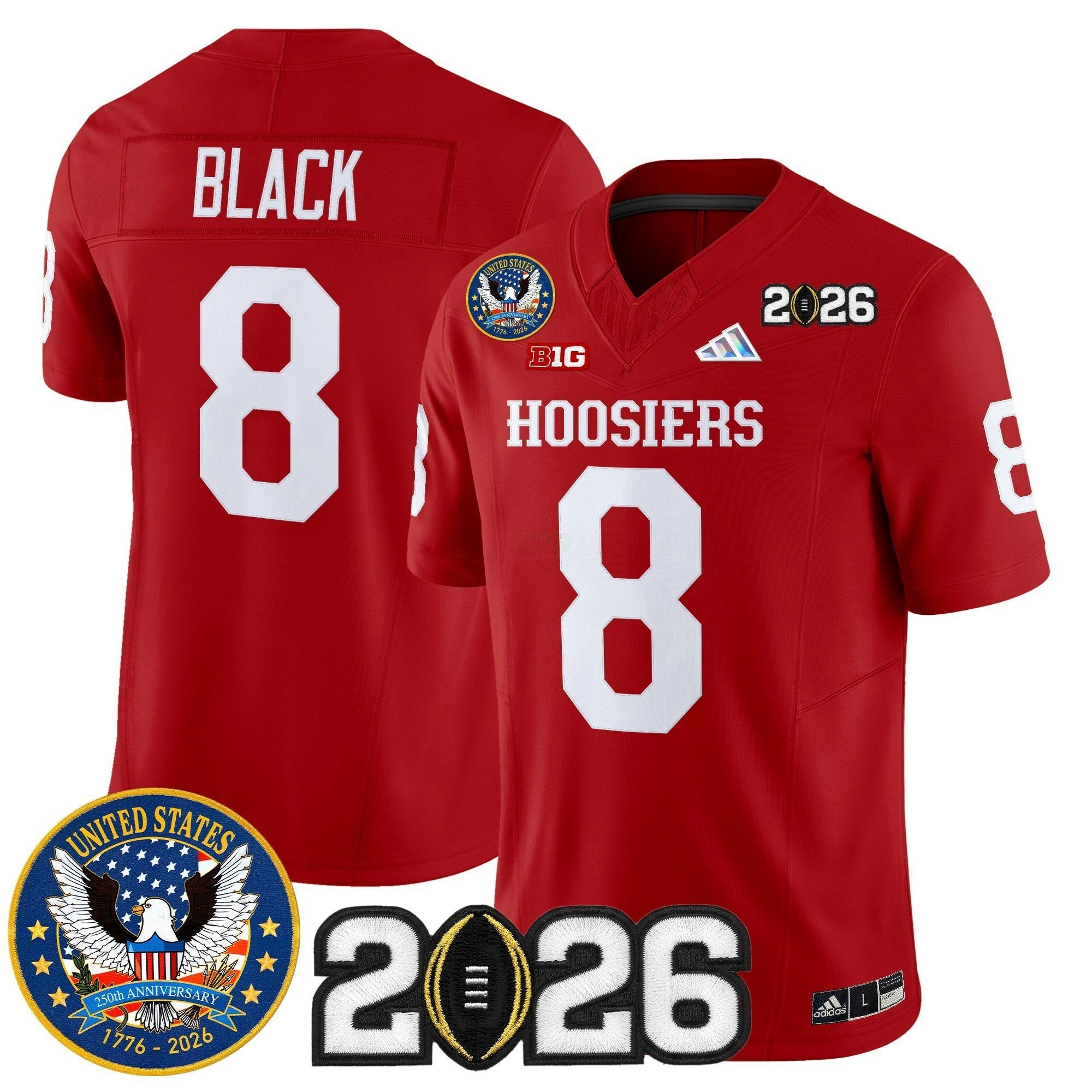 Camisa NCAA "United States 250th Anniversary Patch" Vapor Limited Jersey