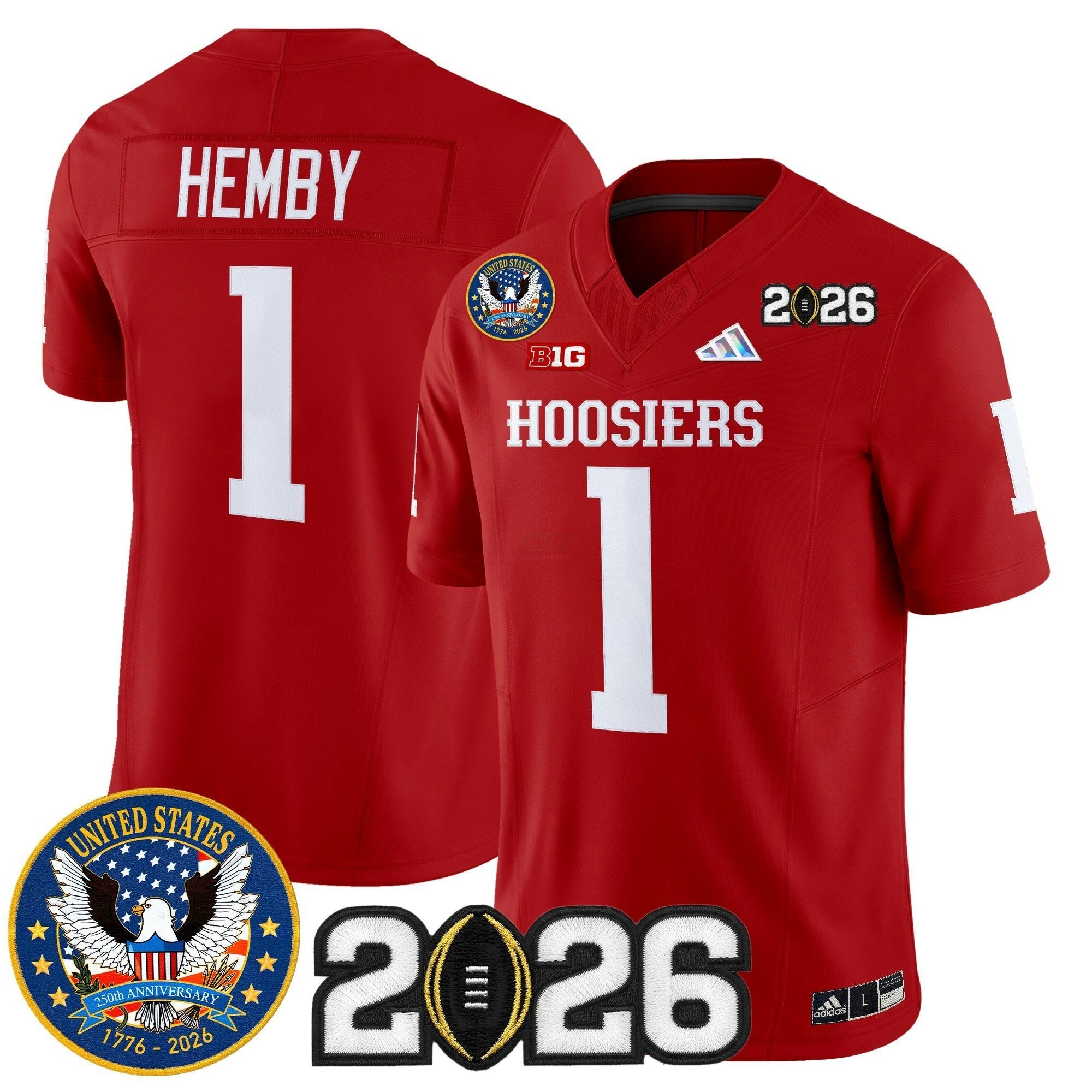 Camisa NCAA "United States 250th Anniversary Patch" Vapor Limited Jersey
