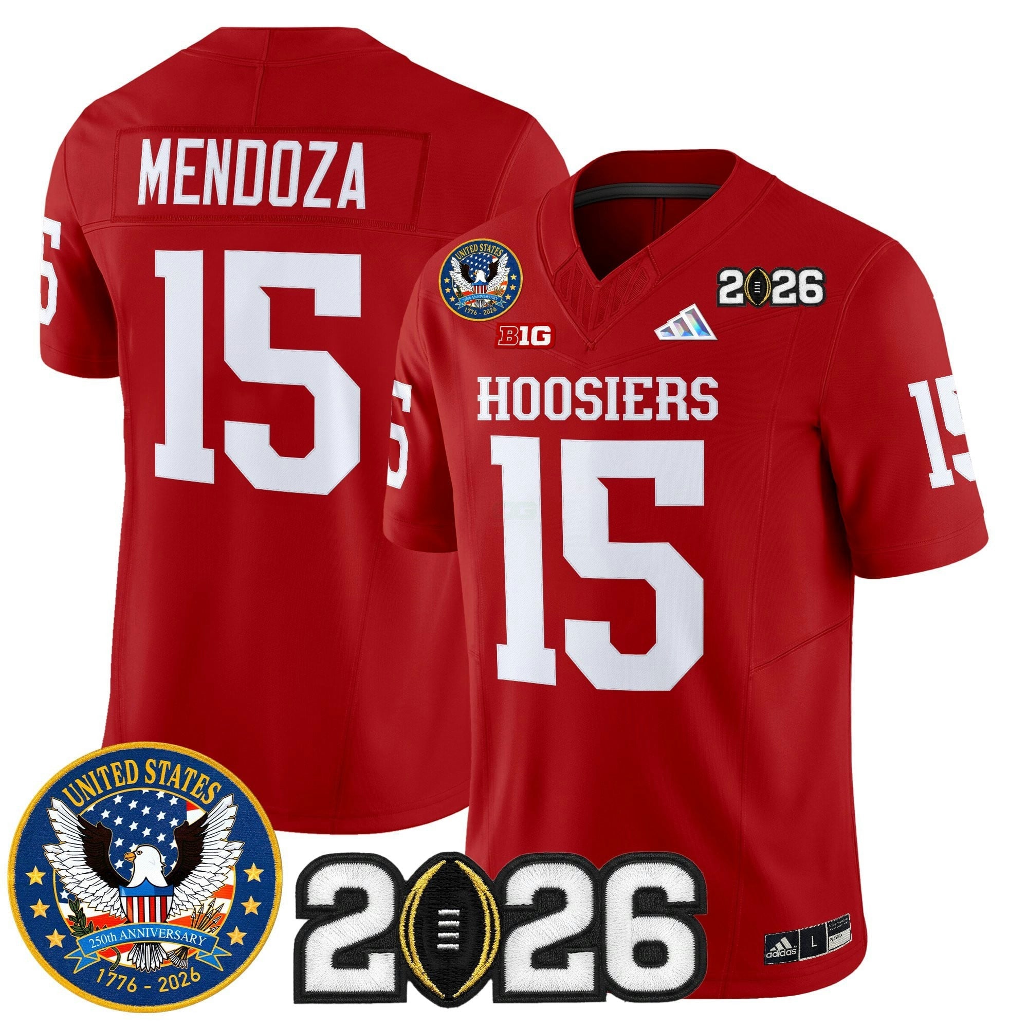 Camisa NCAA "United States 250th Anniversary Patch" Vapor Limited Jersey