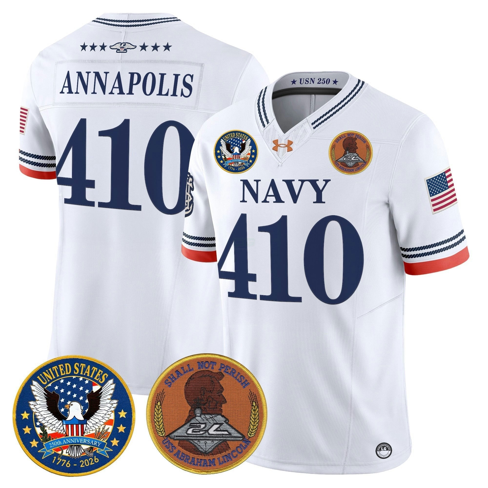 Camisa NCAA "United States 250th Anniversary Patch" Vapor Limited Jersey - Stitched