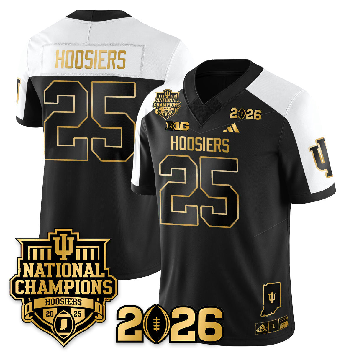 Camisa NCAA Vapor Limited Football Gold Jersey - 2025 National Champions