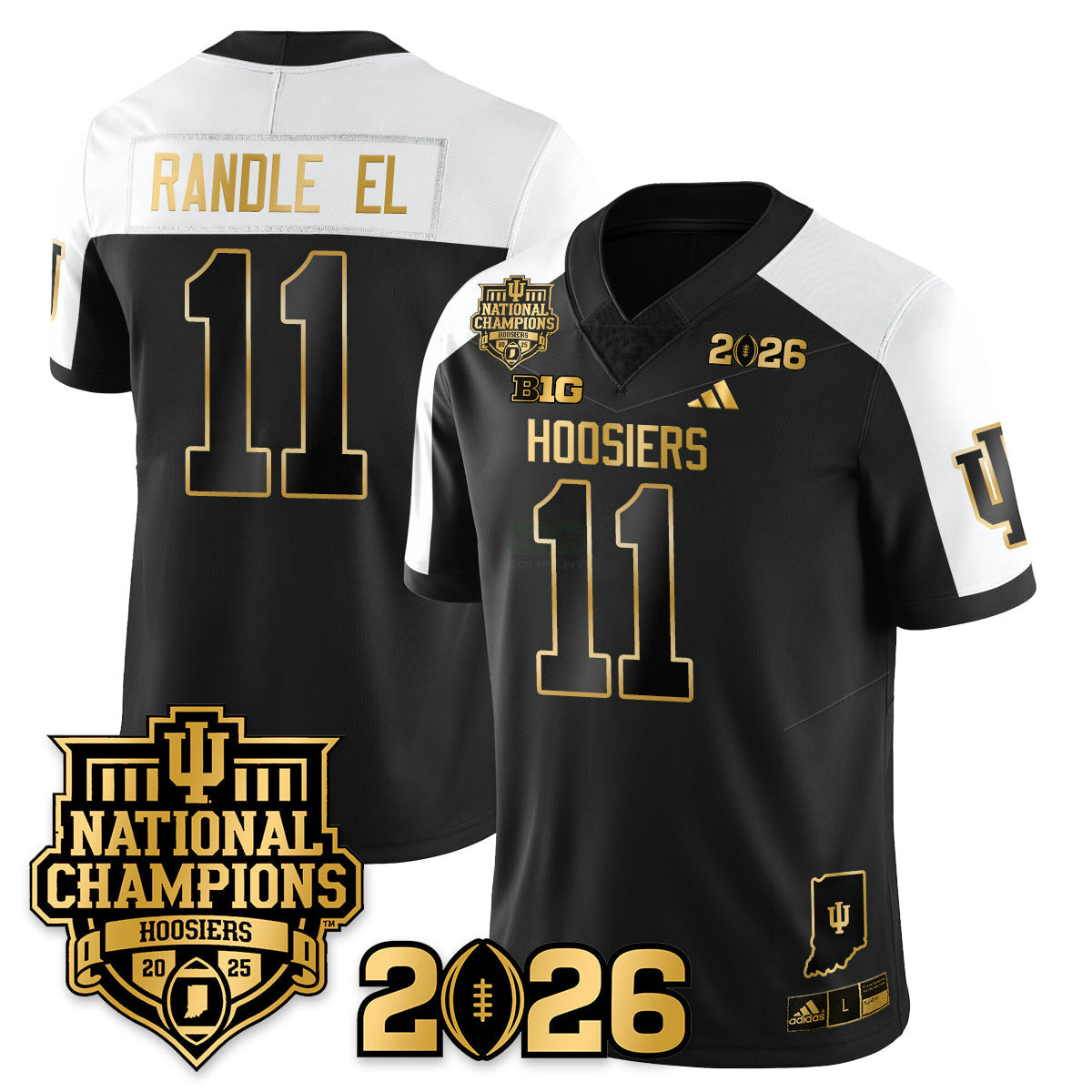 Camisa NCAA Vapor Limited Football Gold Jersey - 2025 National Champions